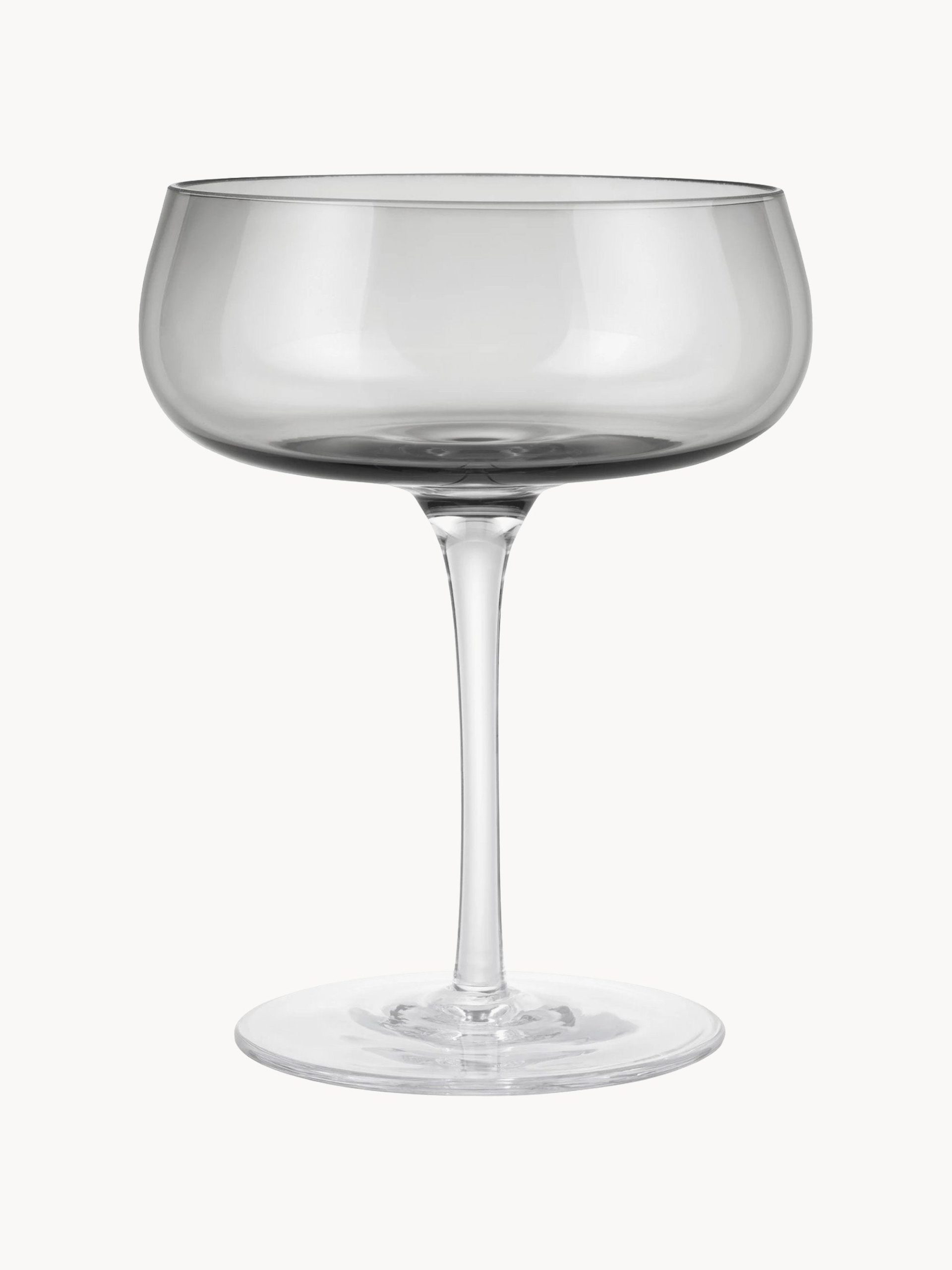 Copas pompadour de champán sopladas Belo, 2 uds.