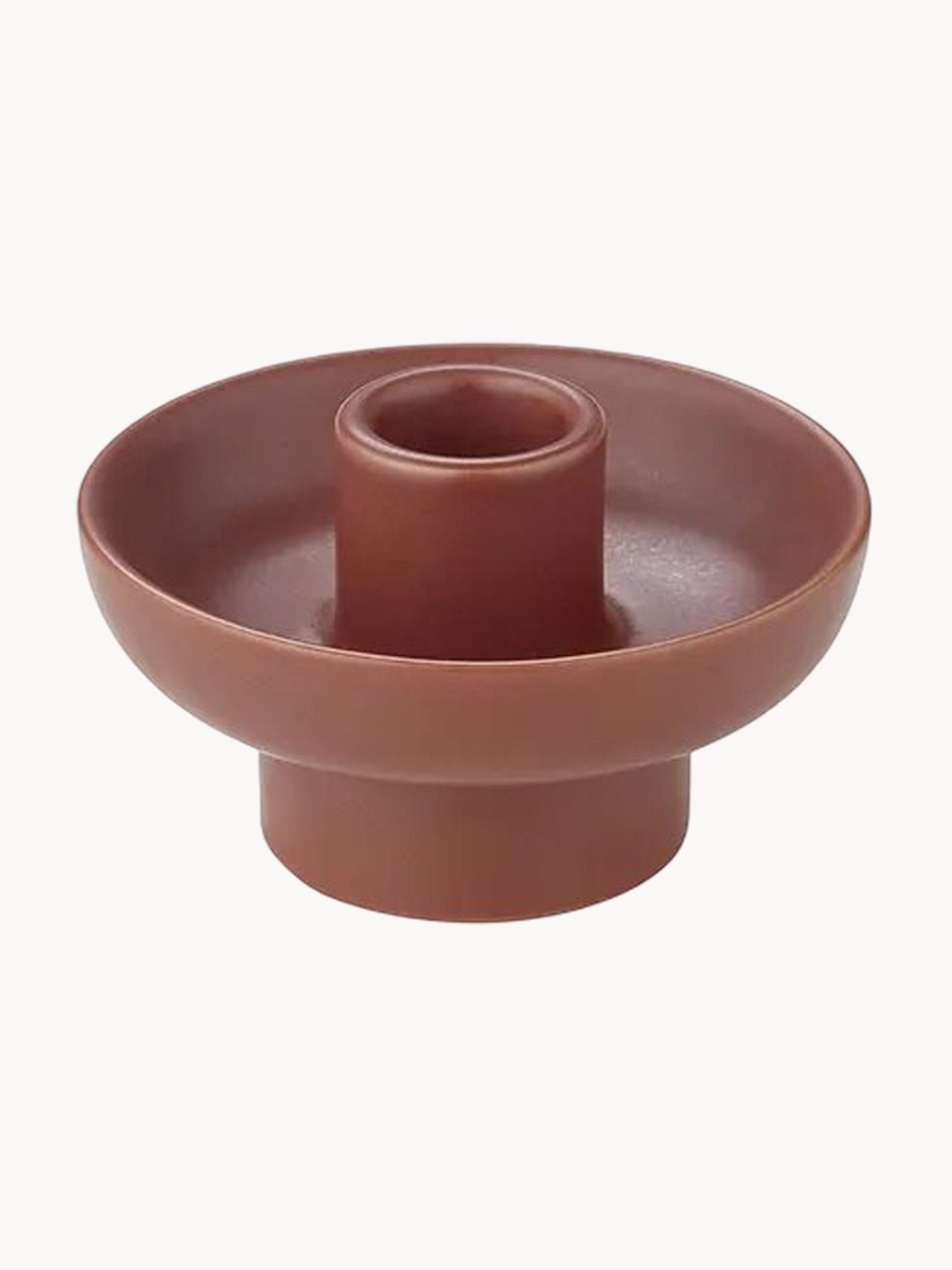 Candelabro de cerámica Vela