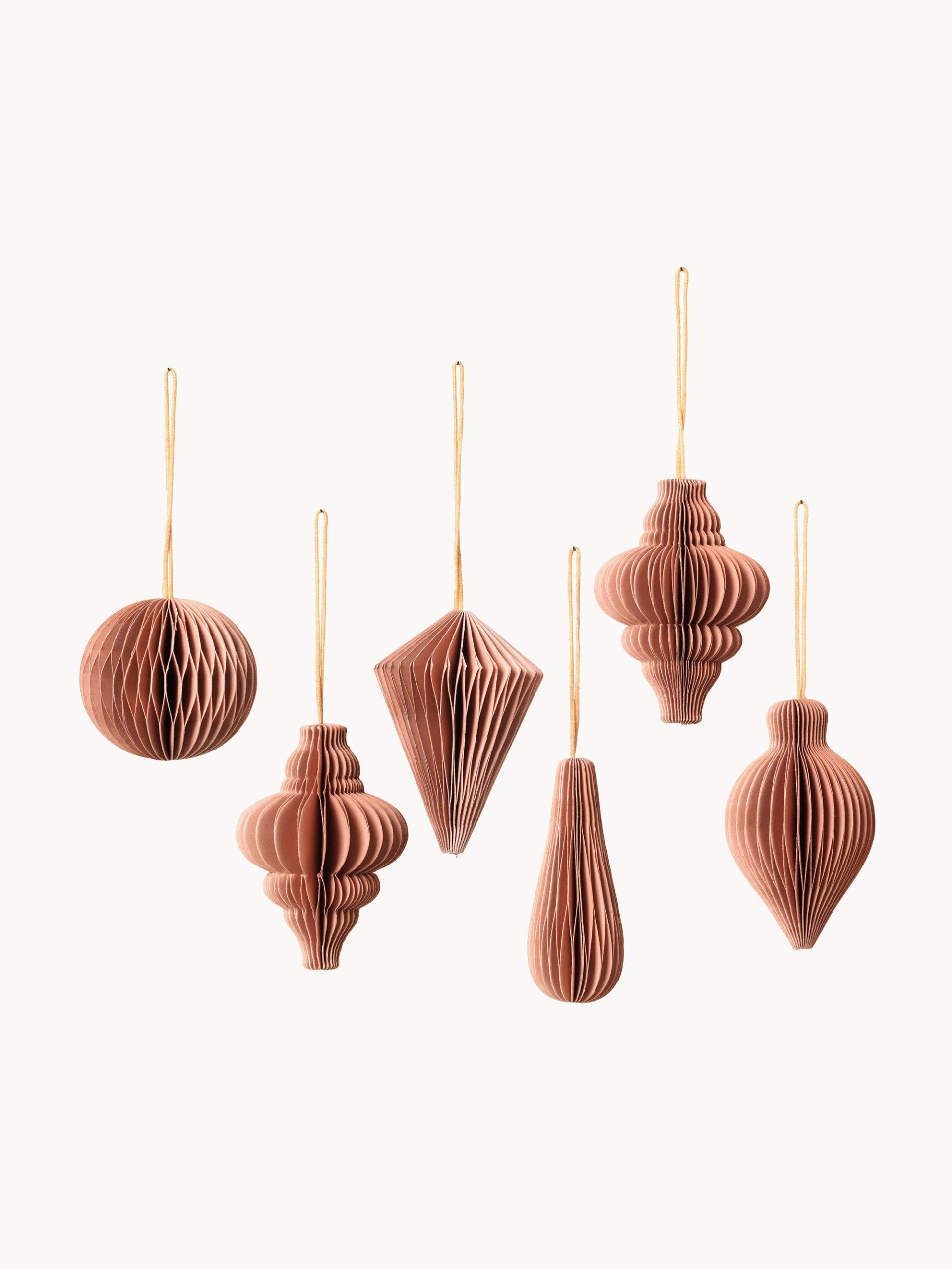 Adornos navideños Mix, 6 uds.