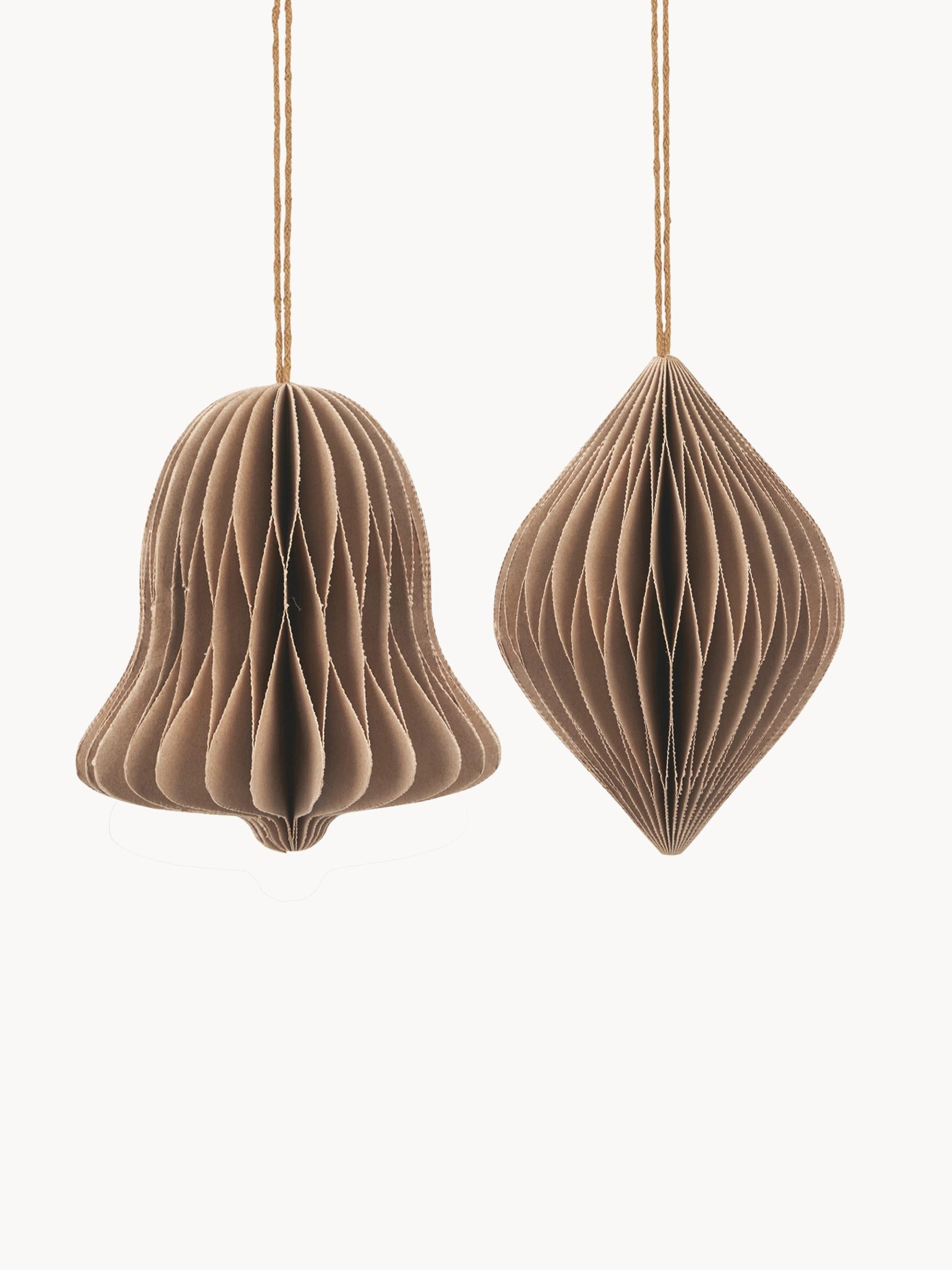 Adornos navideños artesanales Mix, 2 uds.