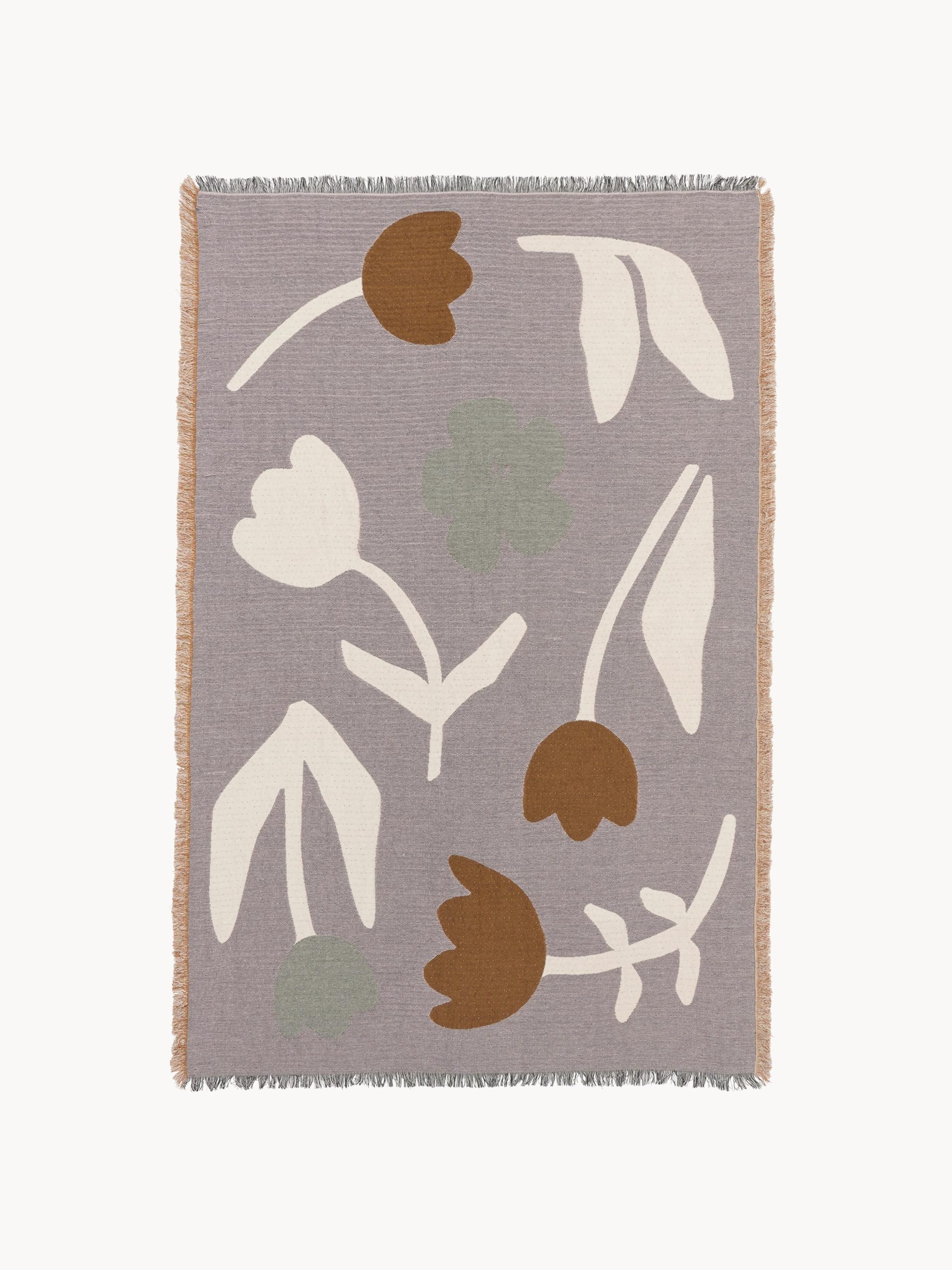 Manta de algodón Rosita