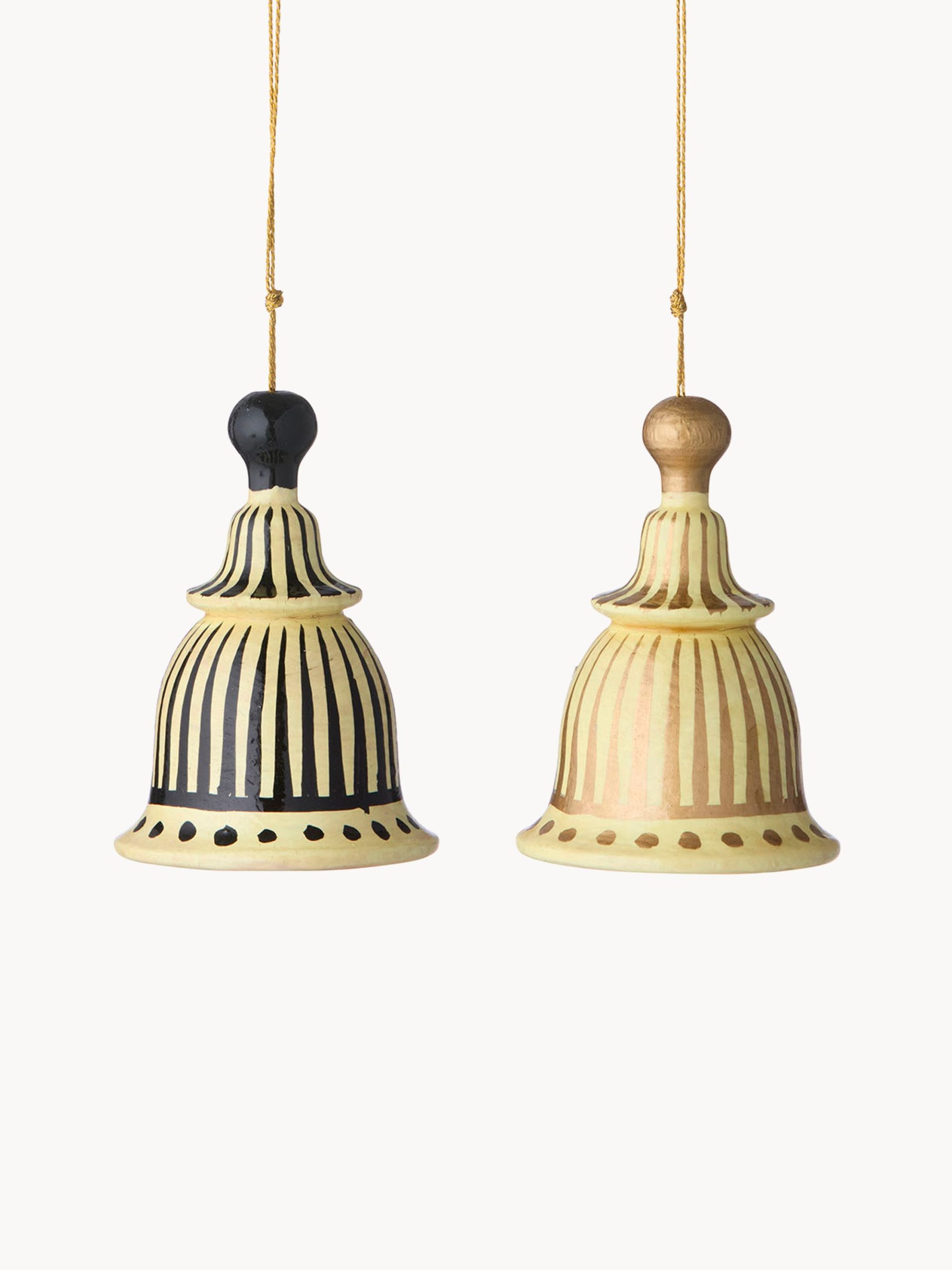 Adornos navideños artesanales Gaya, 2 uds.