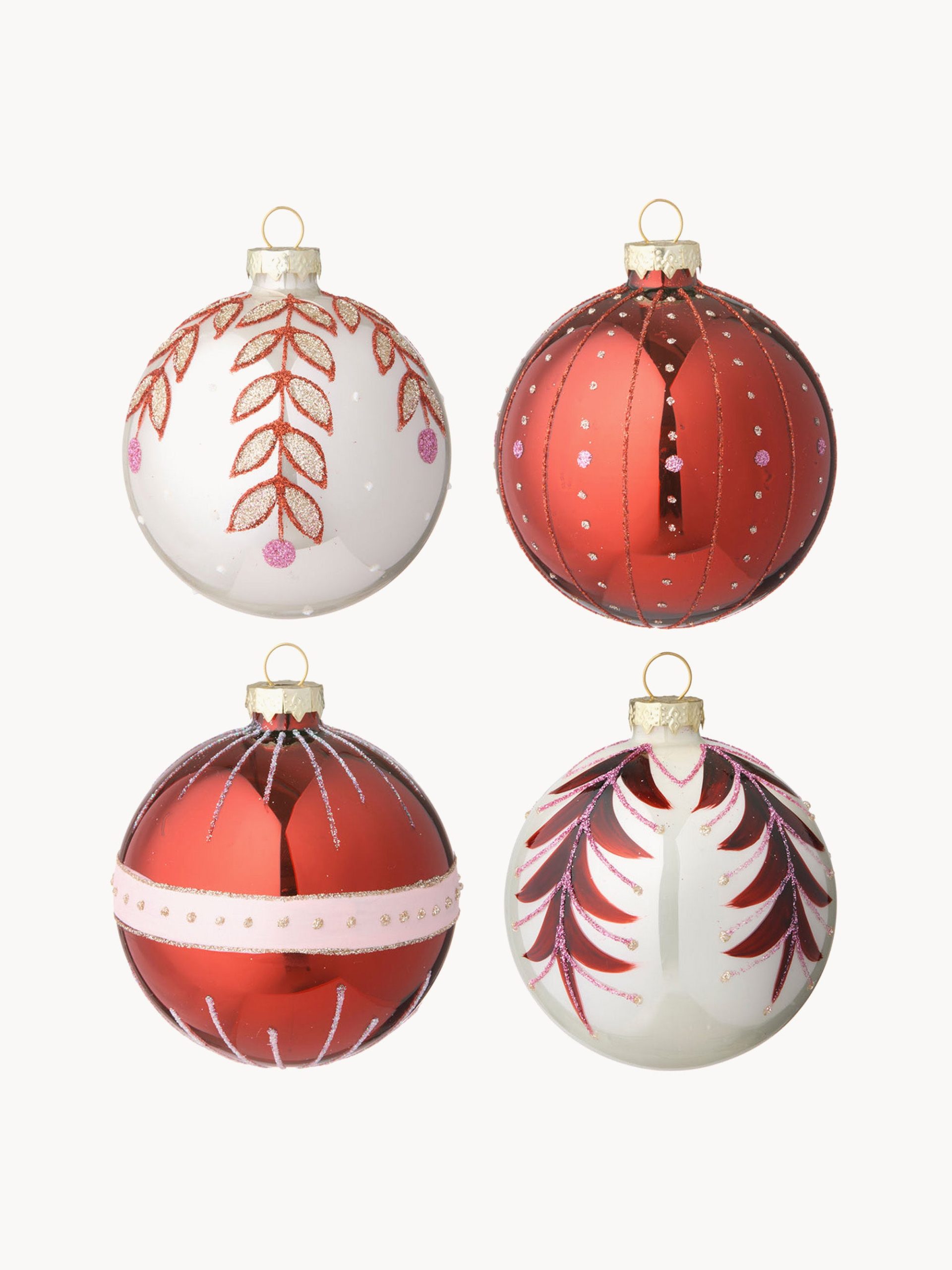 Adornos navideños artesanales Seraphim, 4 uds.