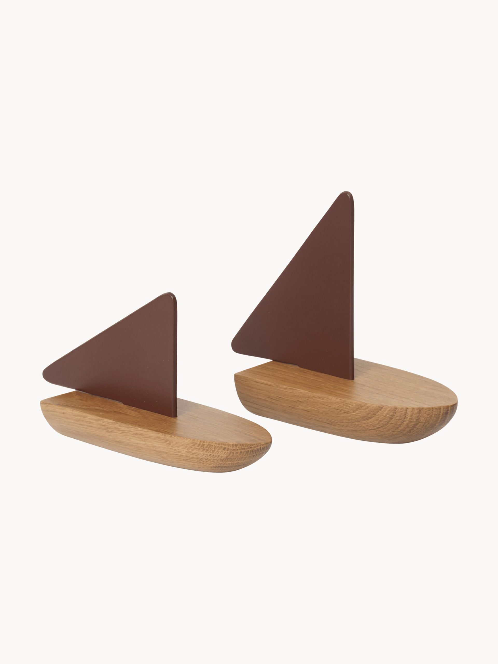 Barquitos de juego de madera de roble Opty, 2 uds.