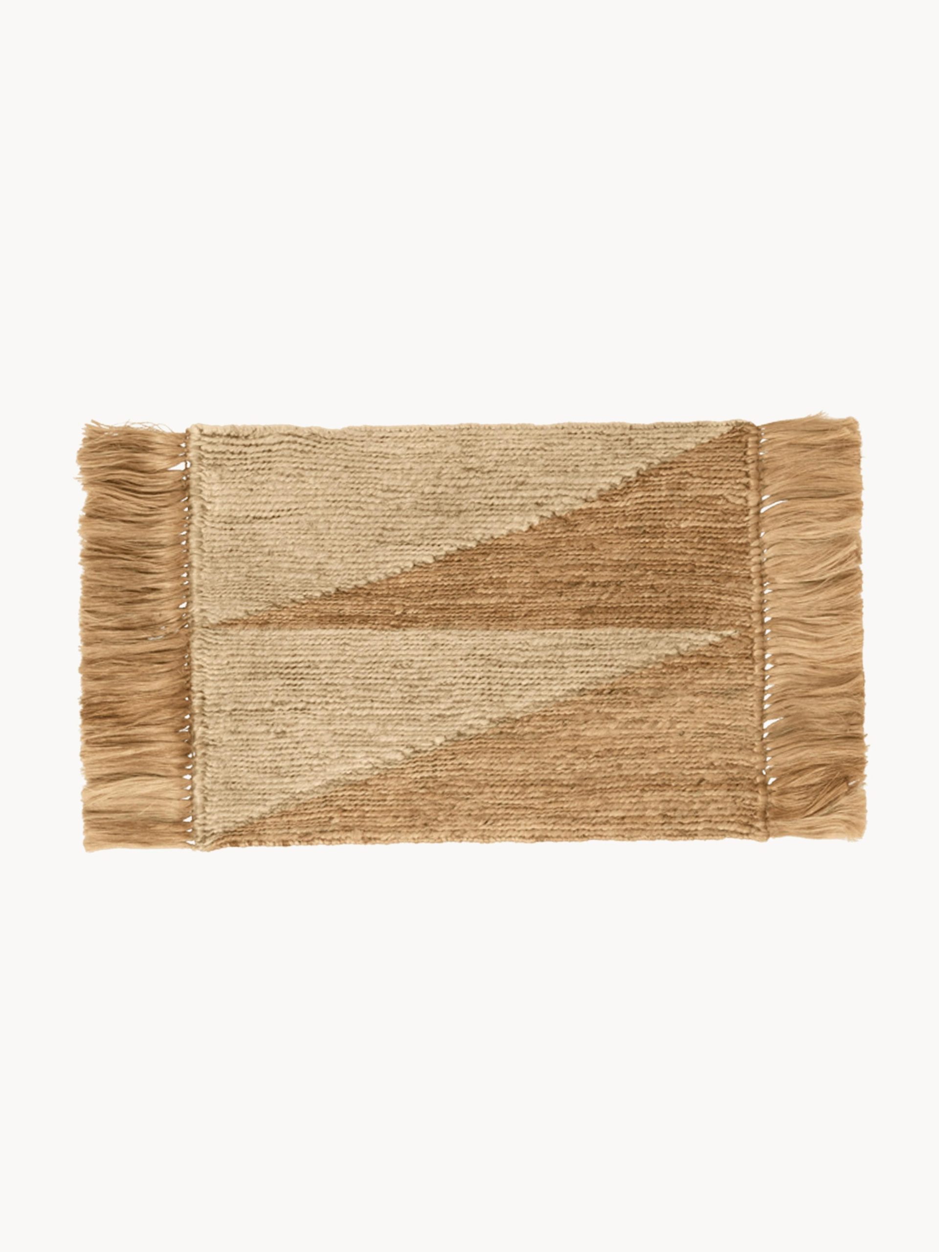 Flepudo de yute tejida a mano Studie