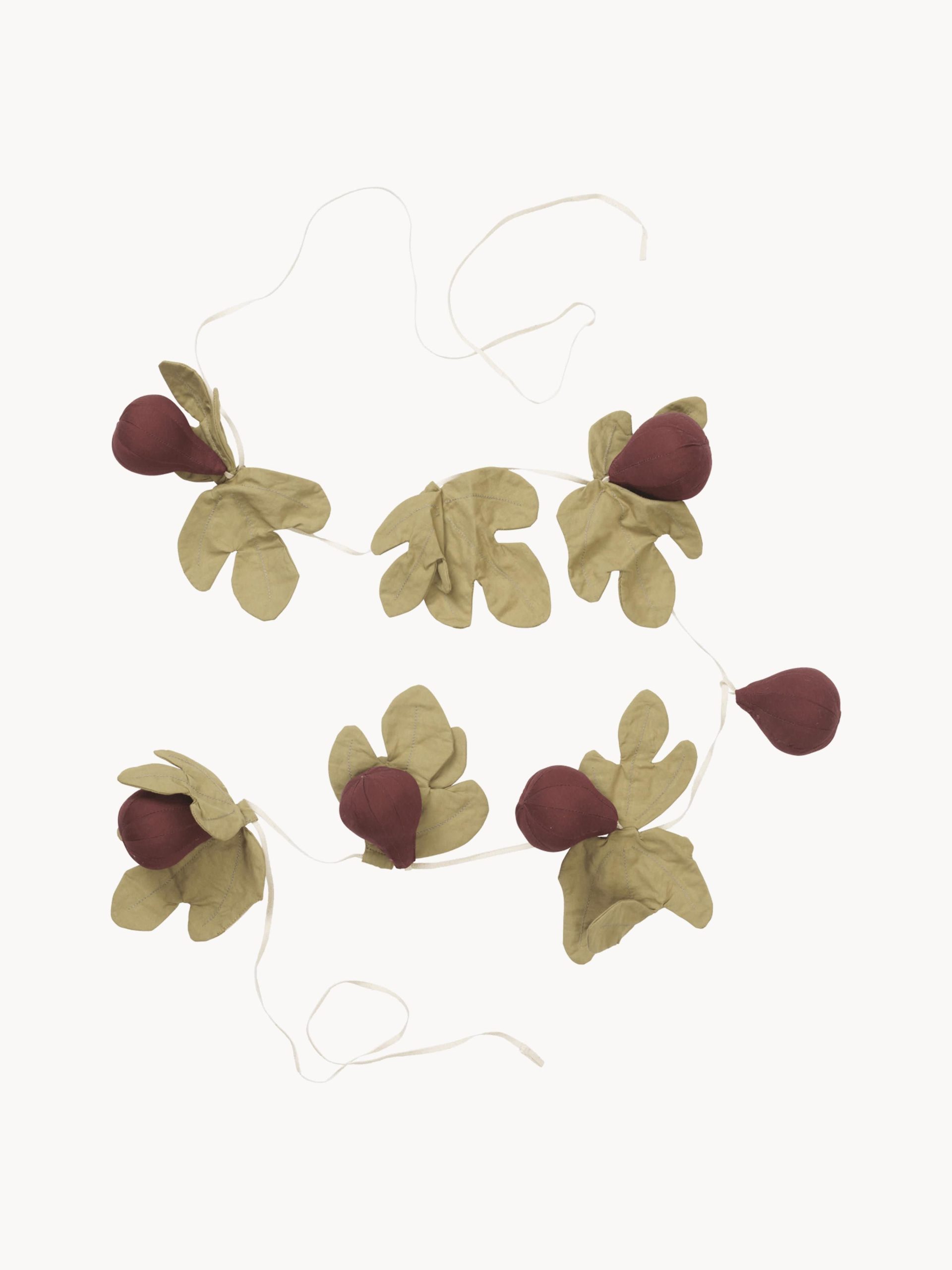 Guirnalda de algodón ecológico Figs