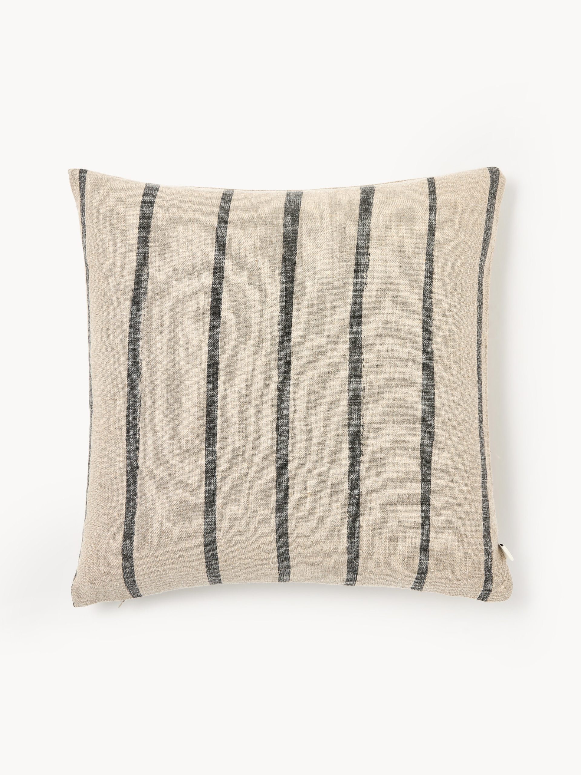 Cojín artesanal de lino Oleo