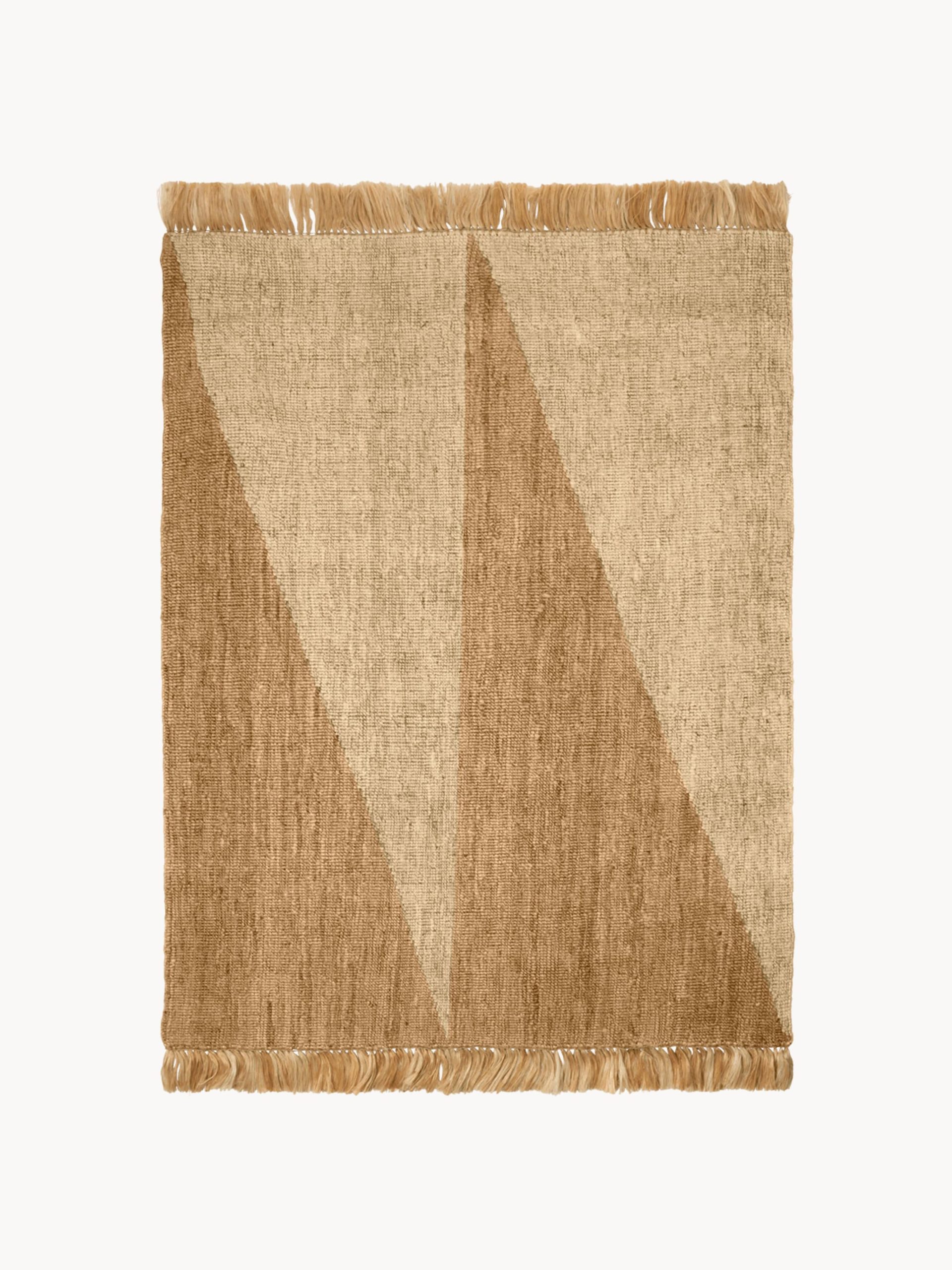 Alfombra de yute tejida a mano Studie