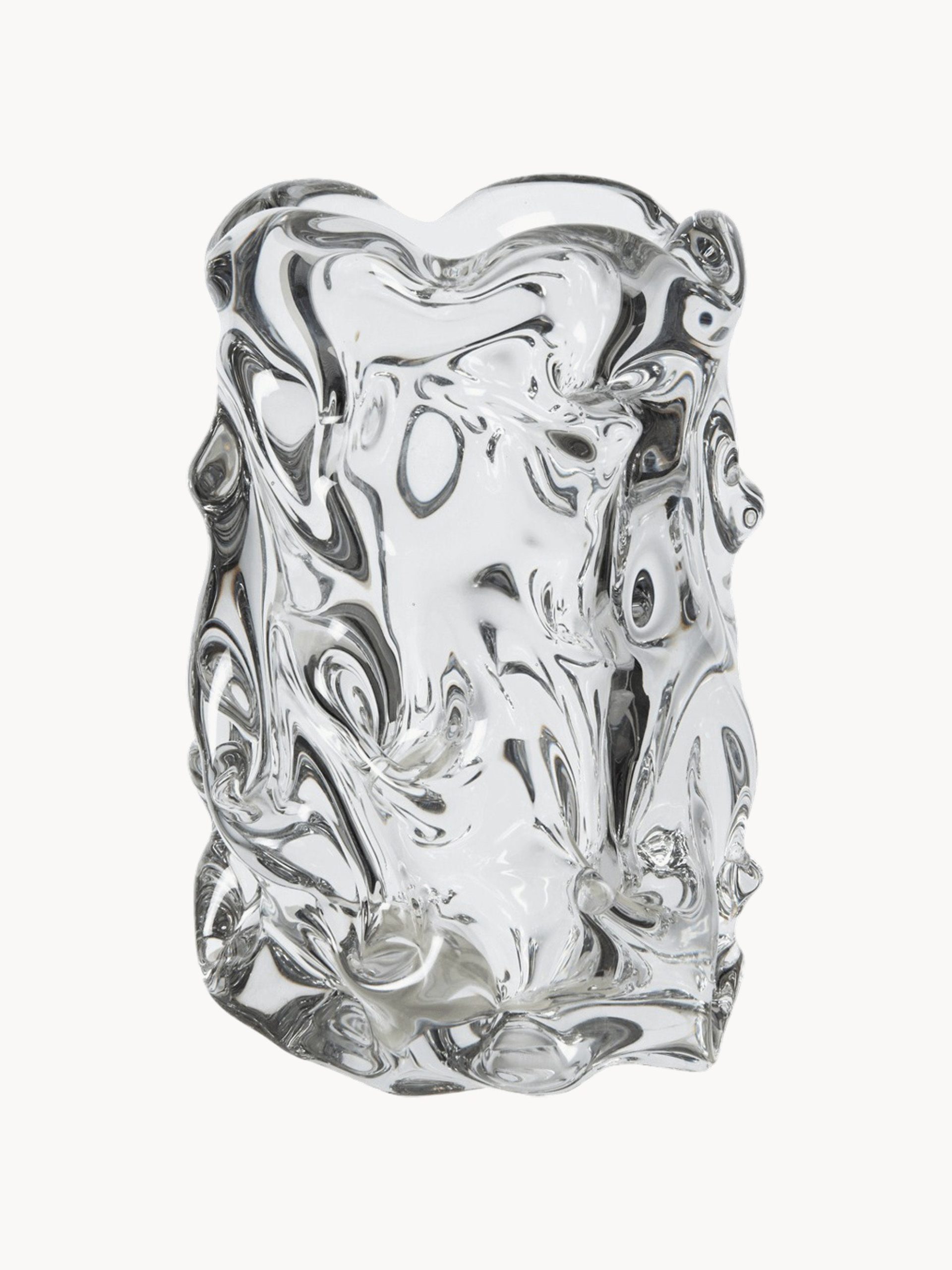 Jarrón soplado artesanalmente Virelle, 18 cm