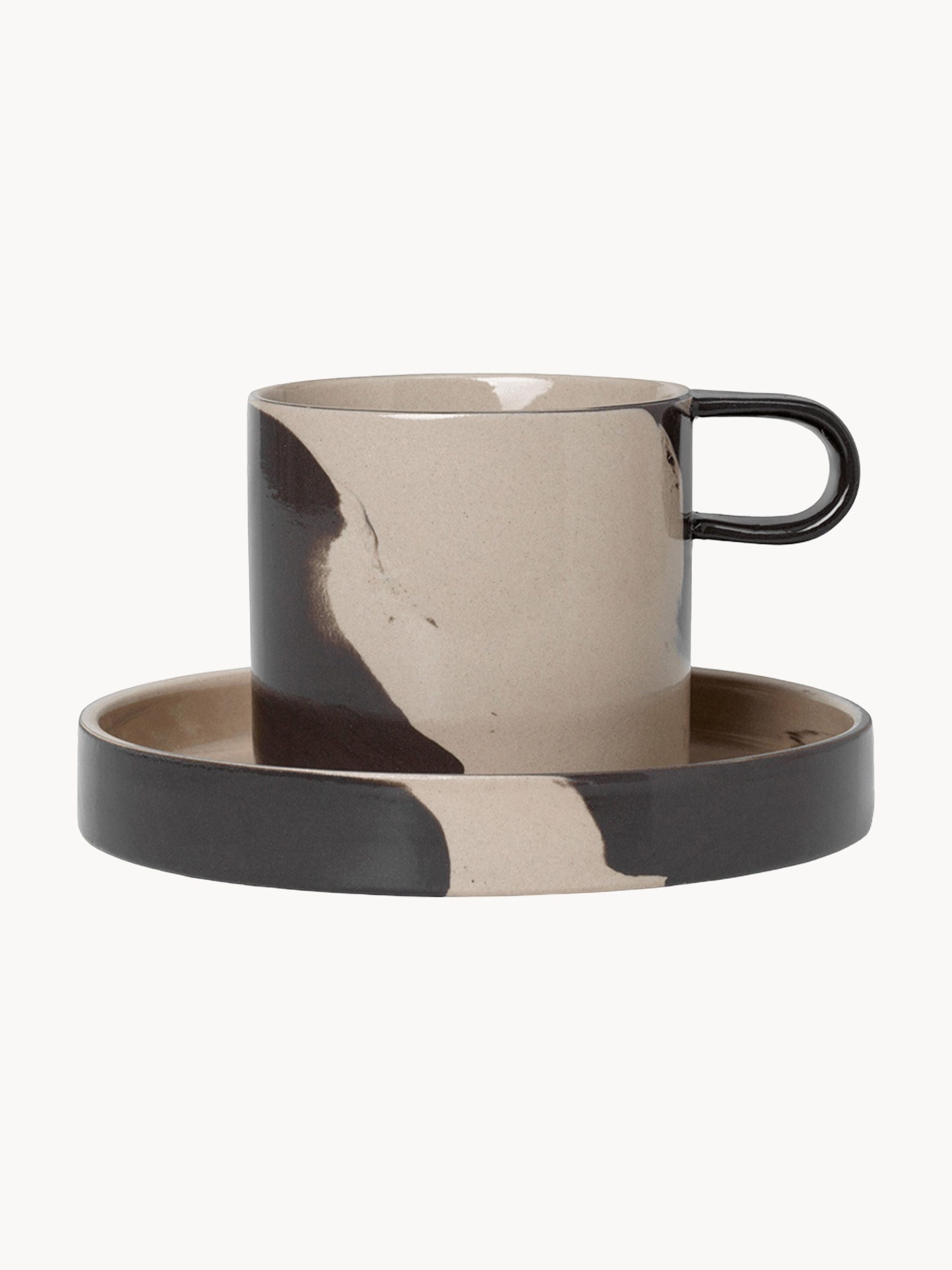 Taza con platito Inlay