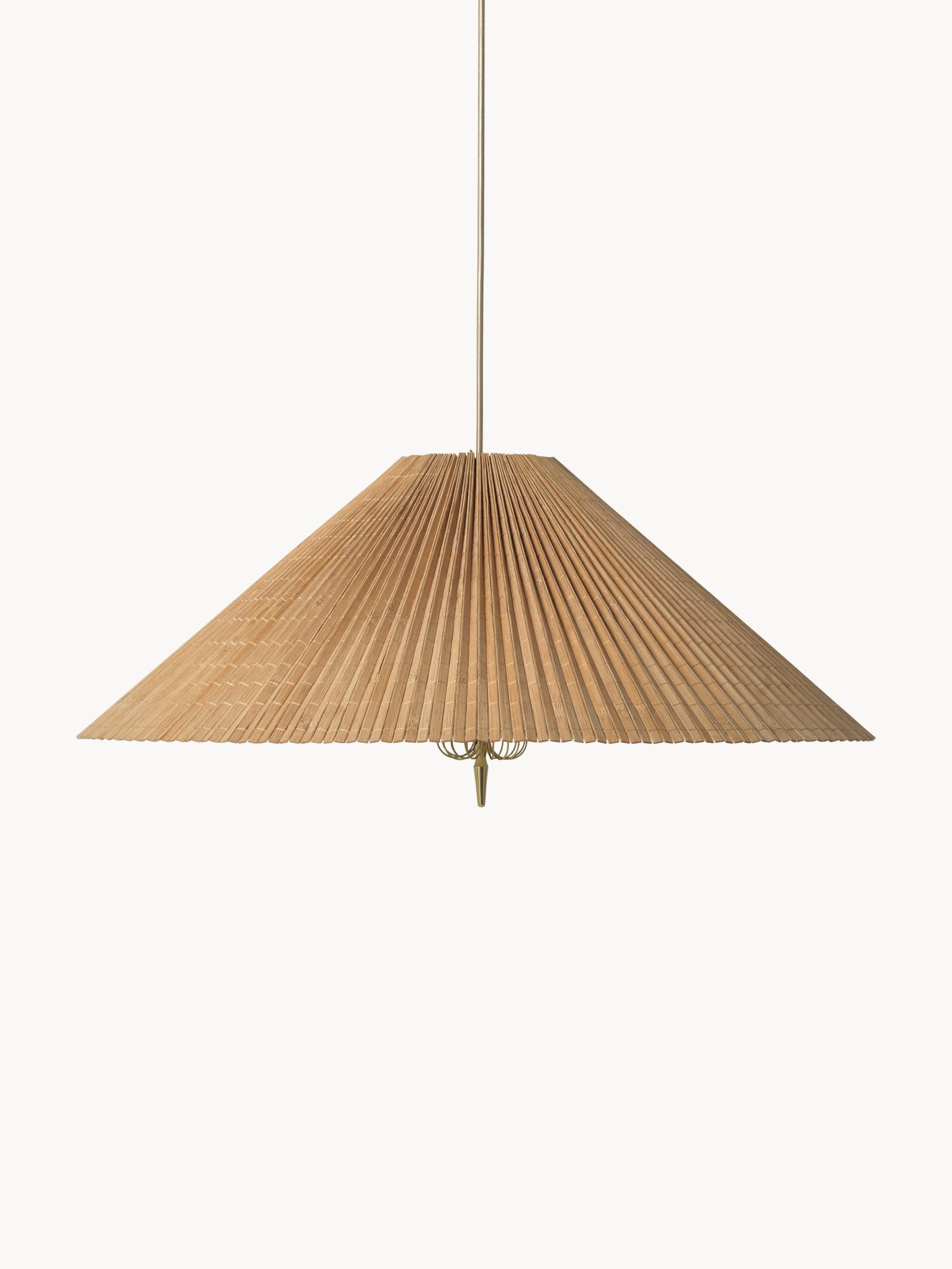 Lámpara de techo artesanal de bambú 1972