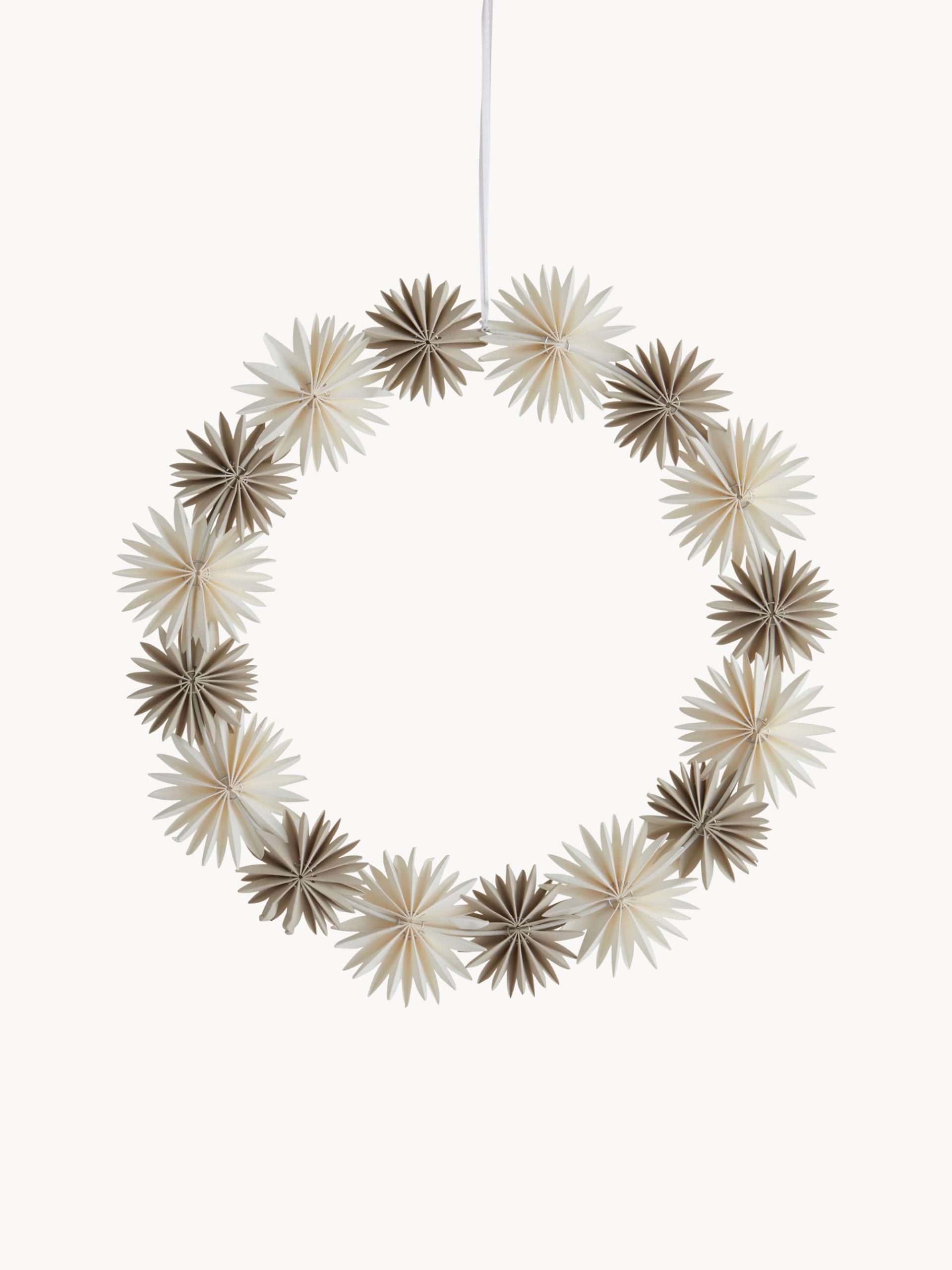 Corona navideña Snowstars