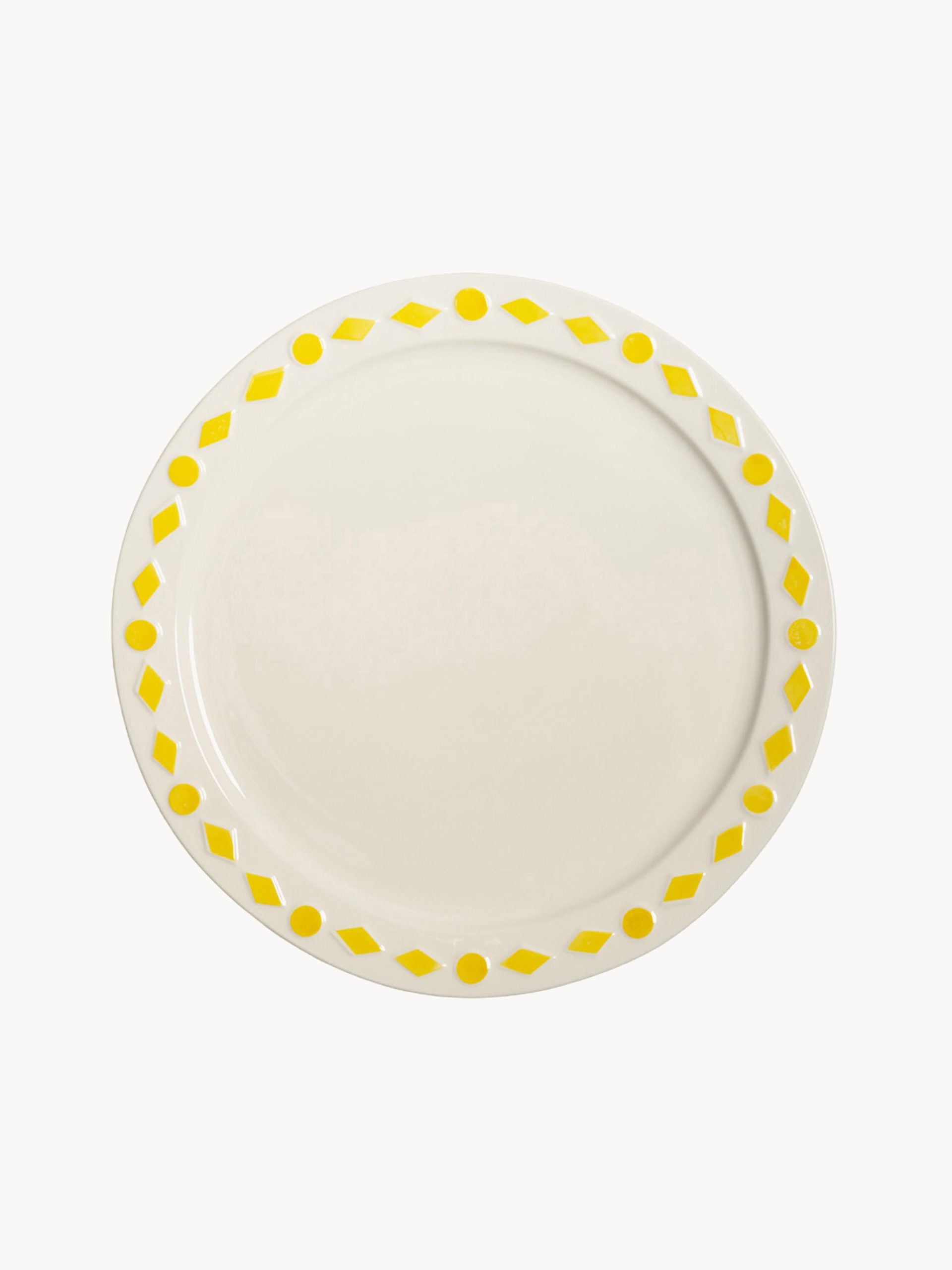 Platos llanos artesanales Folk, 2 uds.