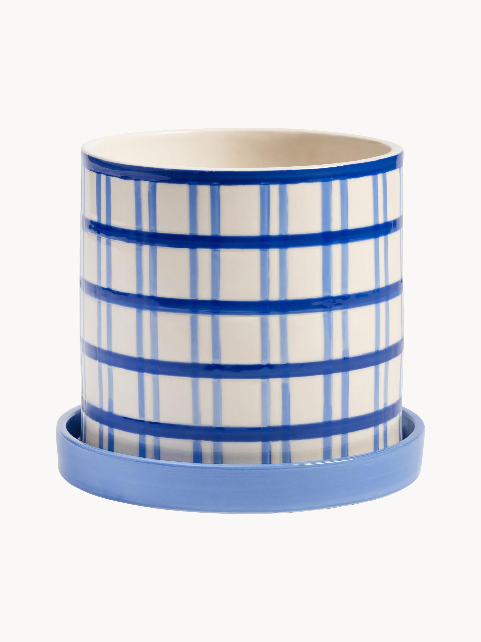 Macetero pintado a mano Clash