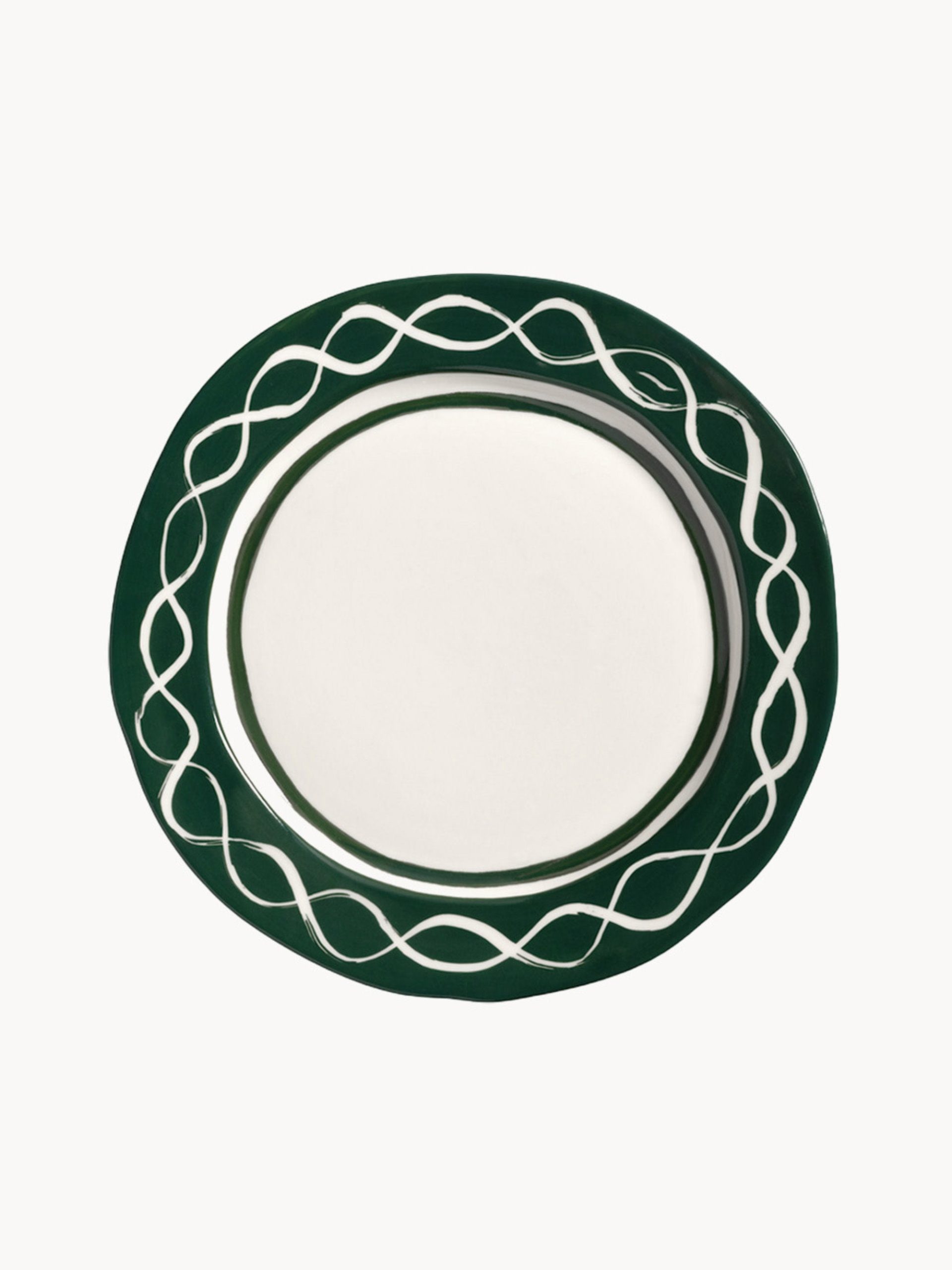 Platos postre artesanales de porcelana Festivo, 2 uds.