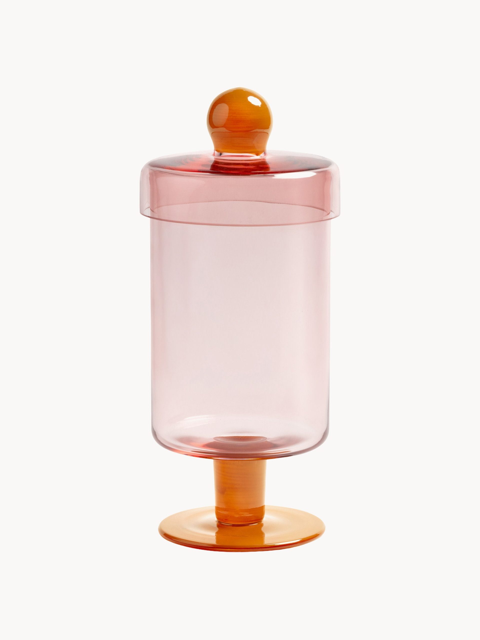 Bote de vidrio artesanal Duo