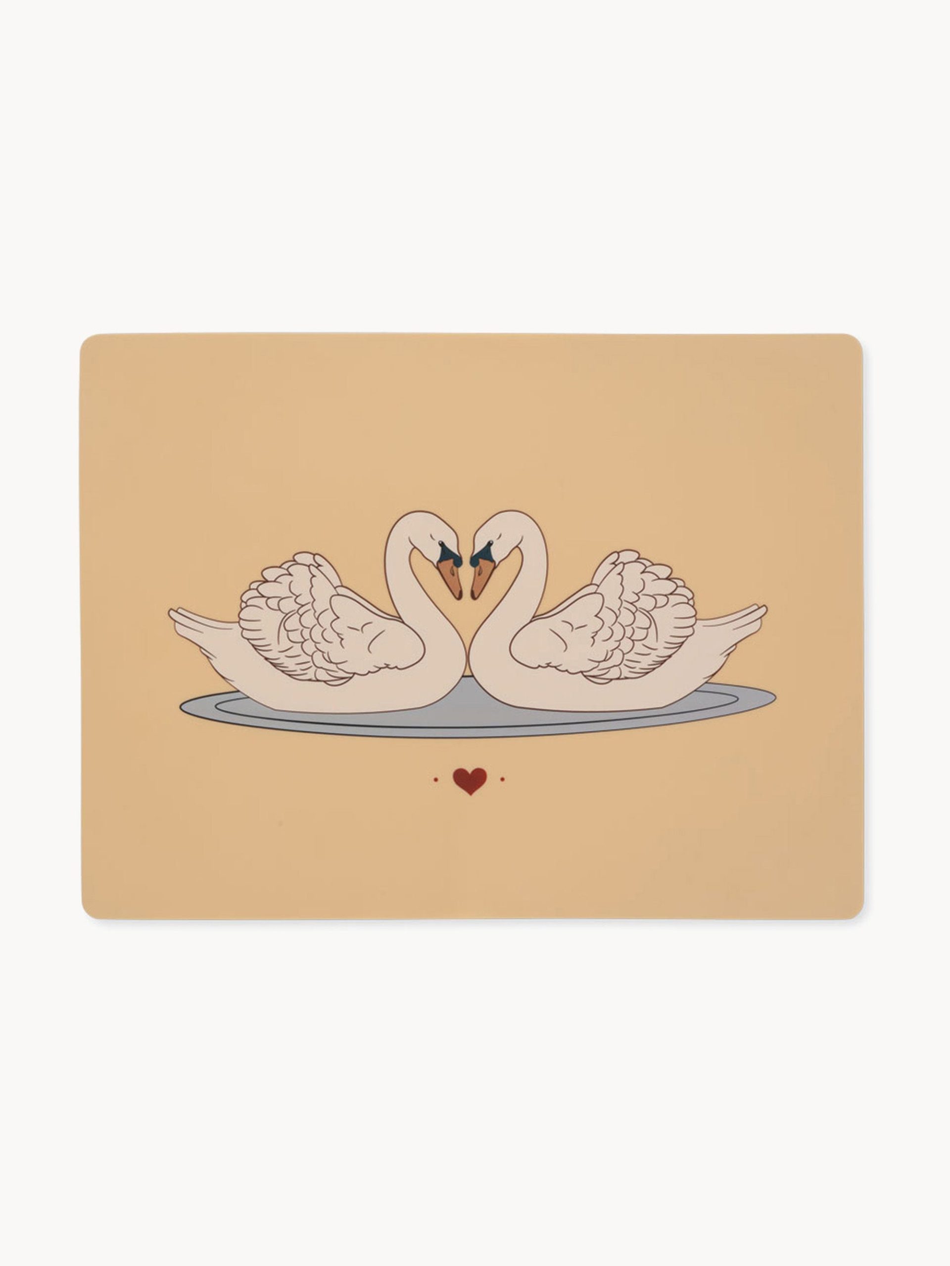 Mantel individual infantil de silicona Swan