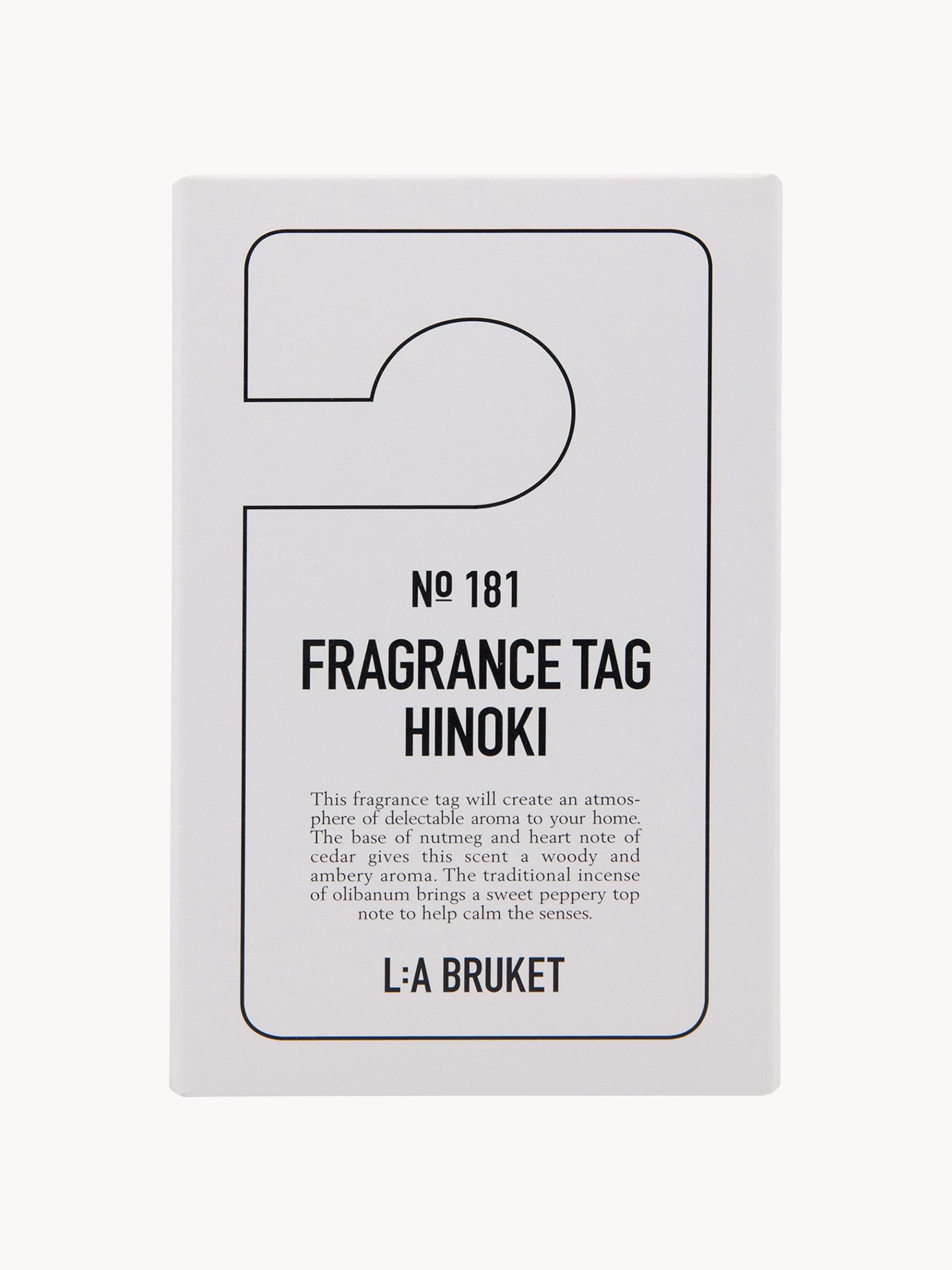 Ambientador Tag (nuez moscada, madera de cedro)