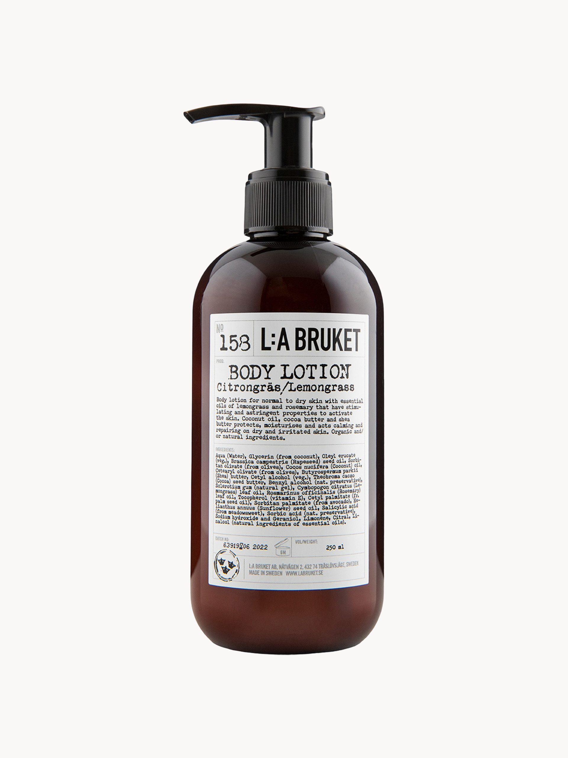 Leche corporal Anya (hierba de limón)