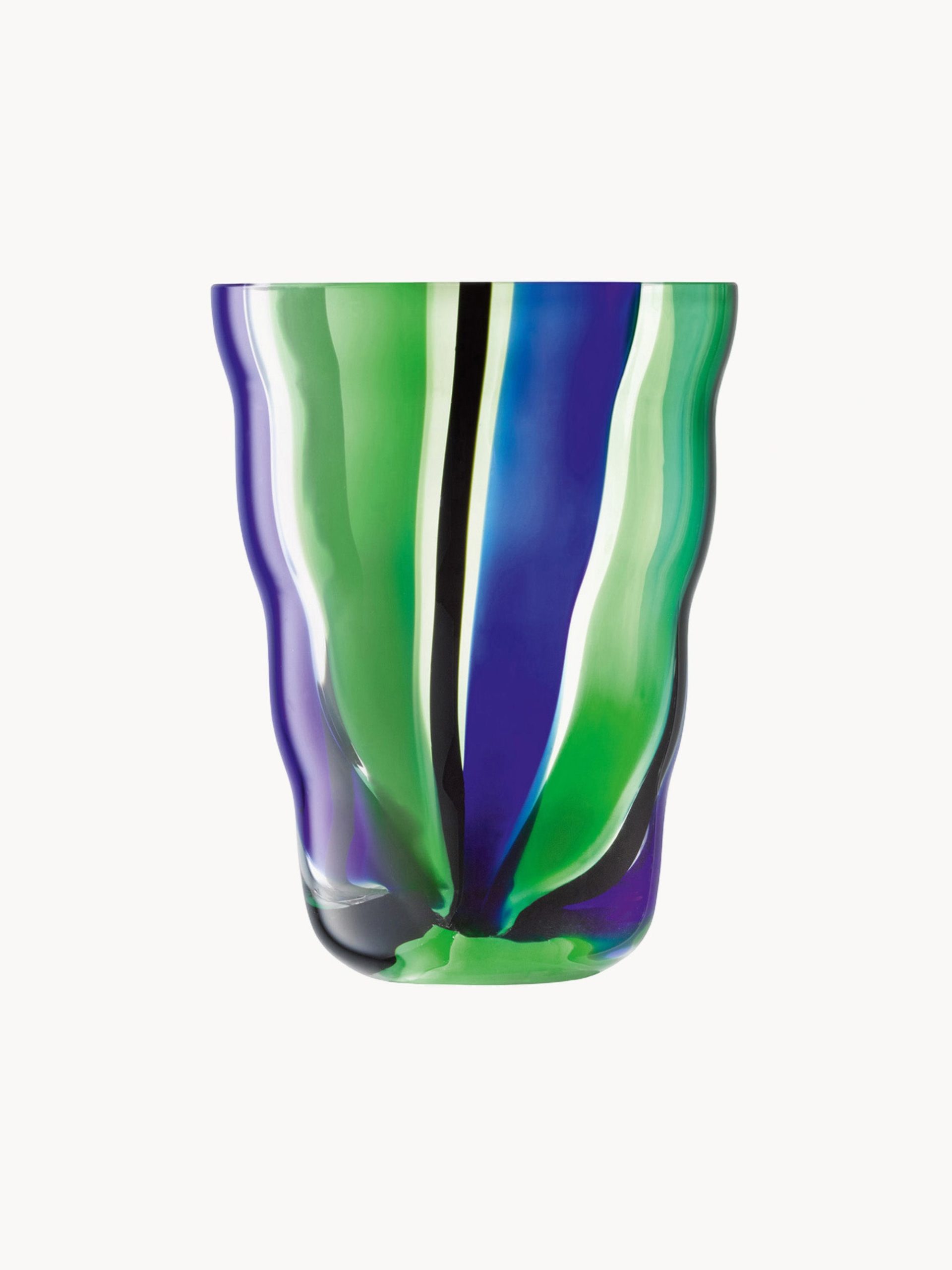 Vasos soplados Folk, 2 uds.