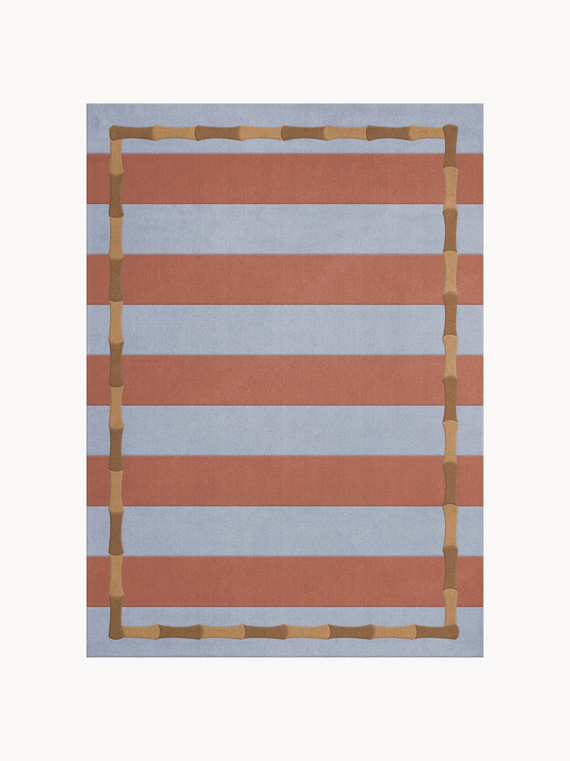 Alfombra artesanal de lana Bamboo