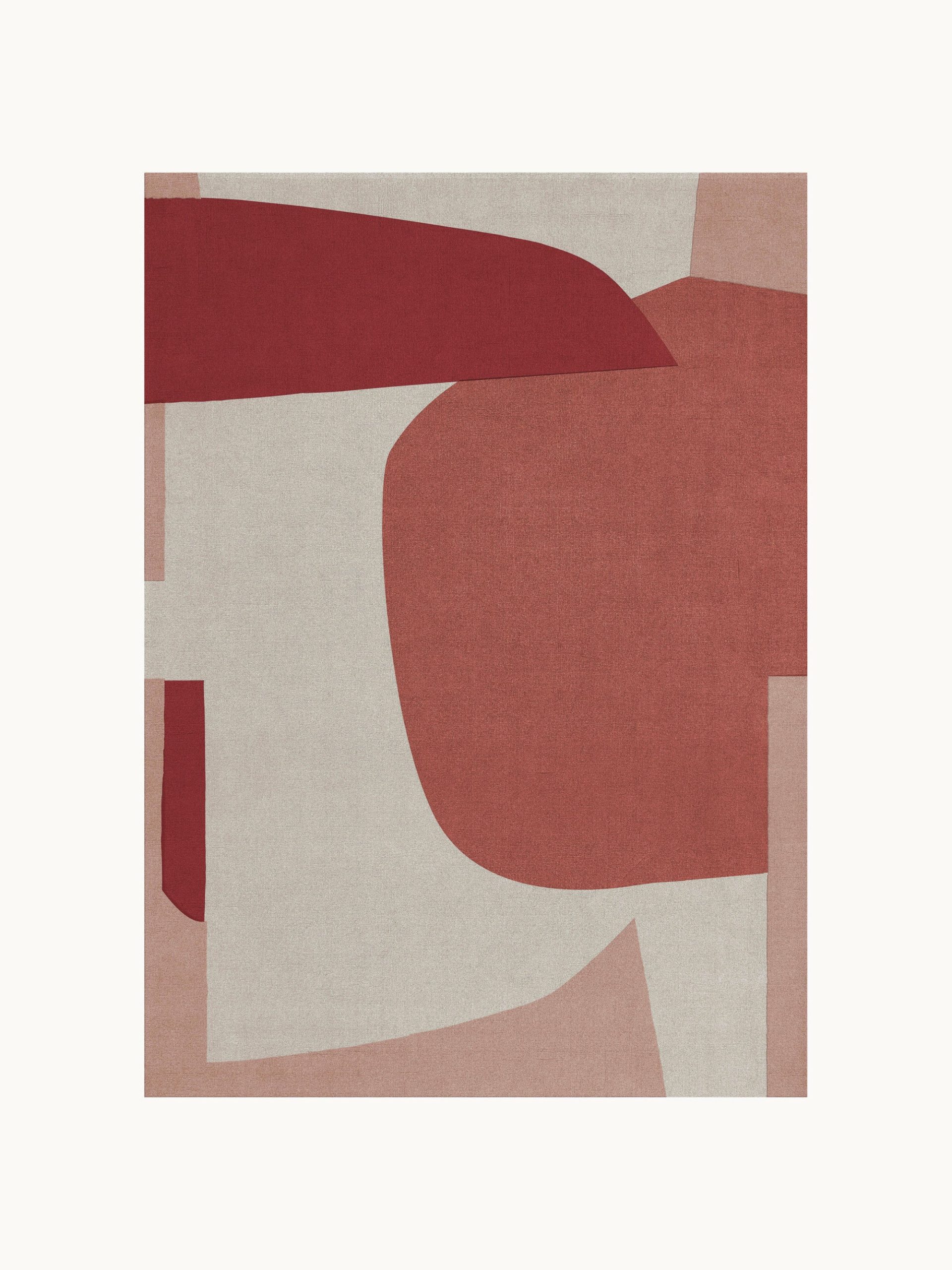 Alfombra artesanal de lana Cloudberry