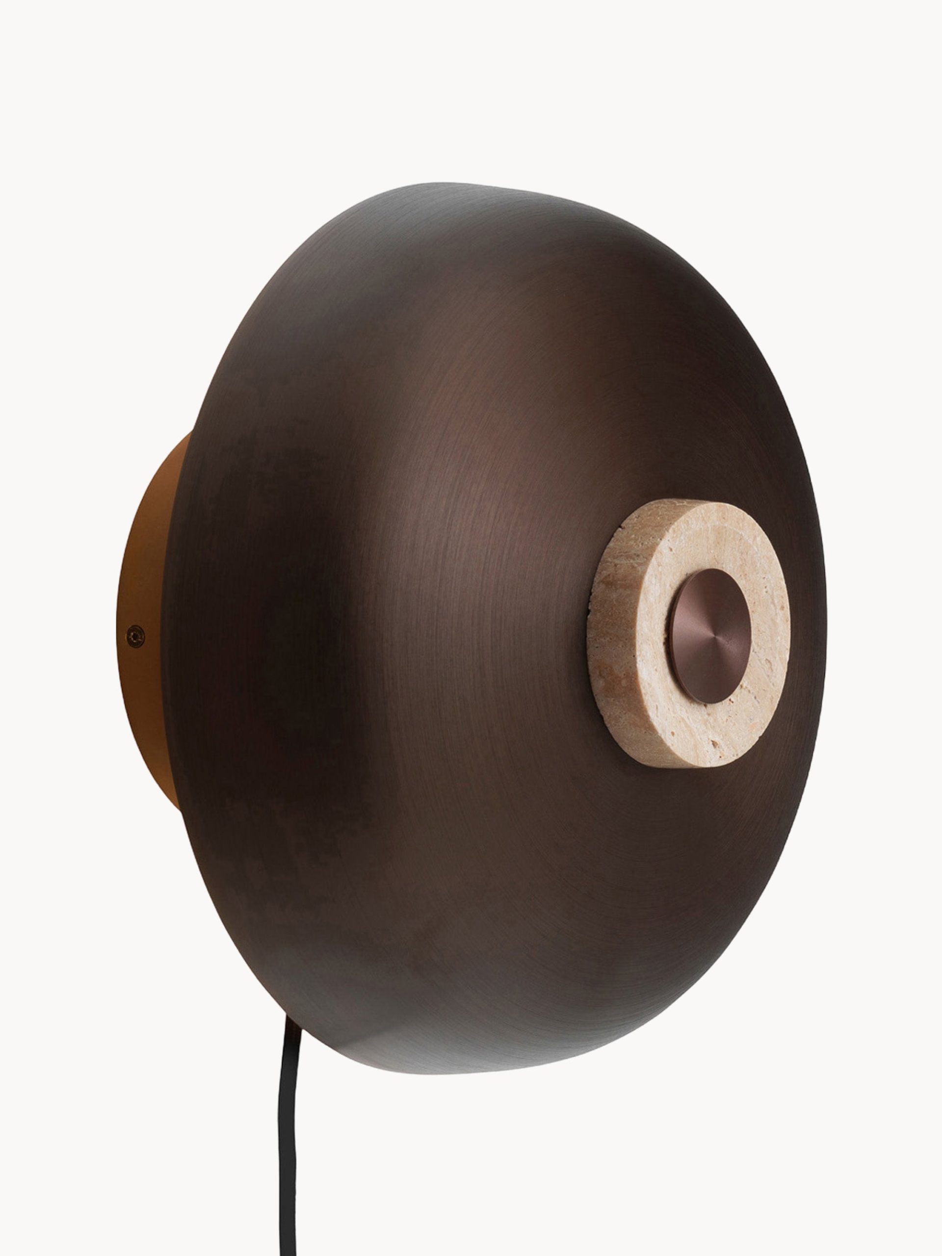 Aplique regulable de travertino Reverse