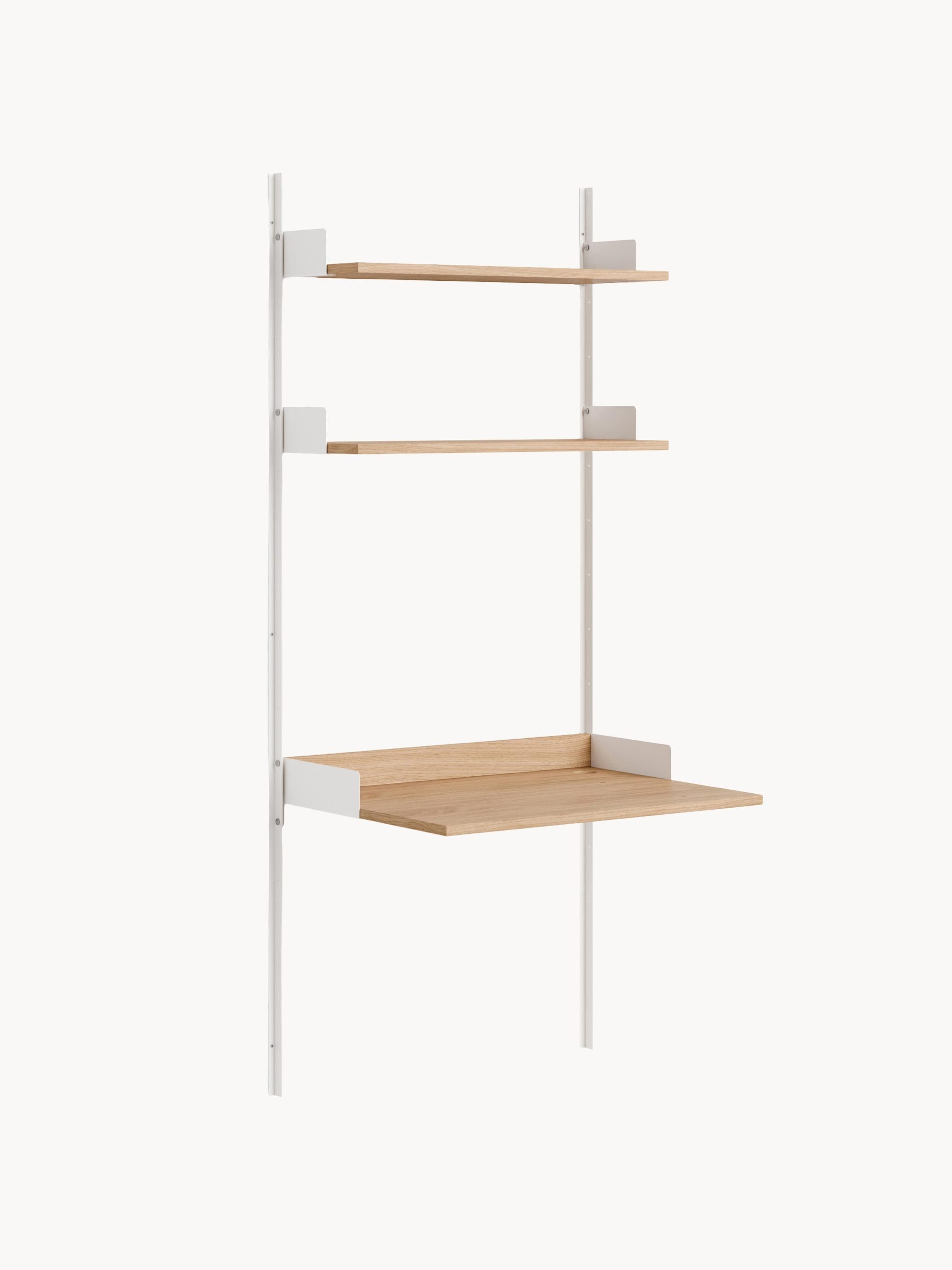 Escritorio de pared con estantes New Works