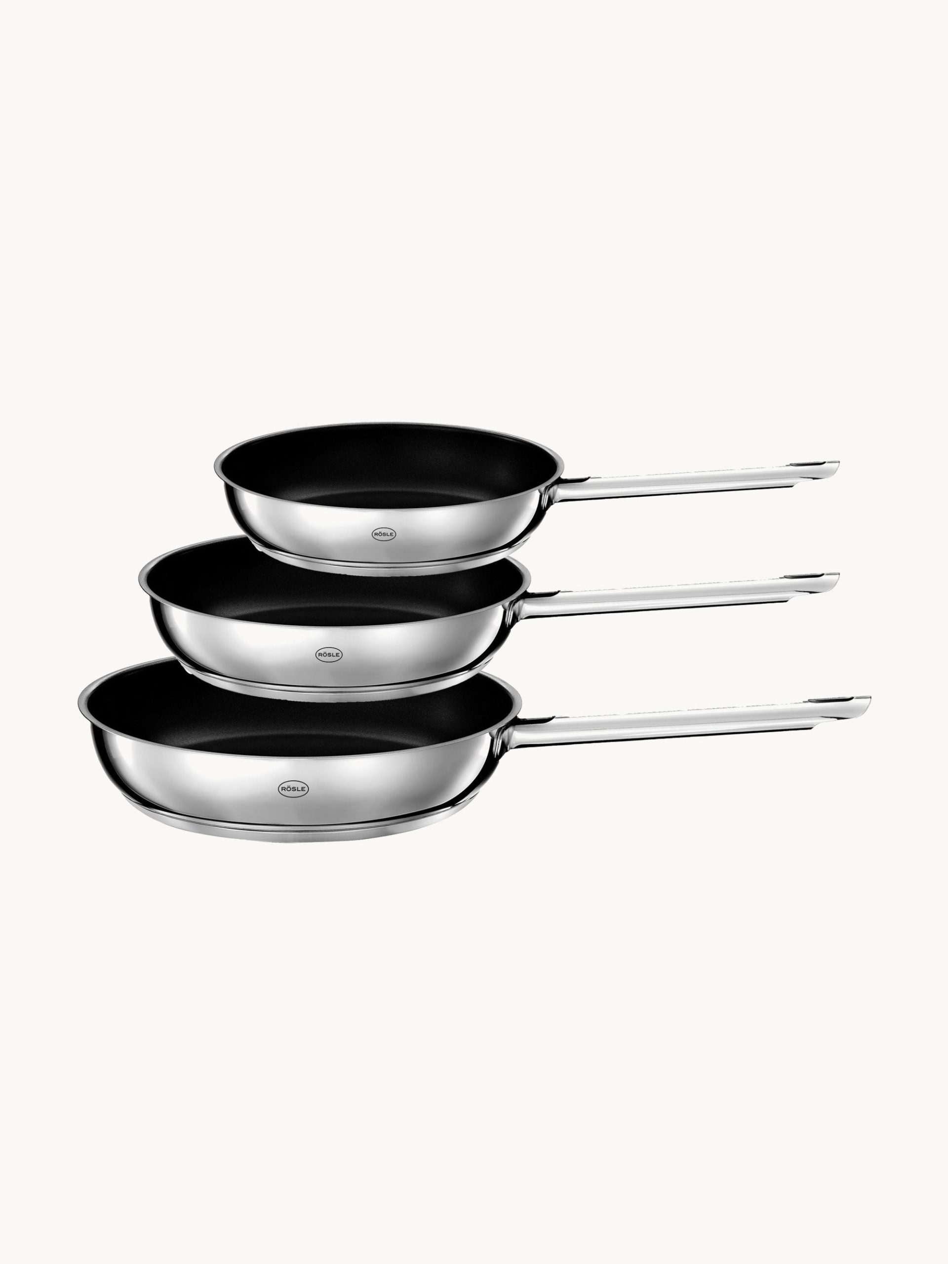 Sartenes antiadherente Elegance, 3 uds.