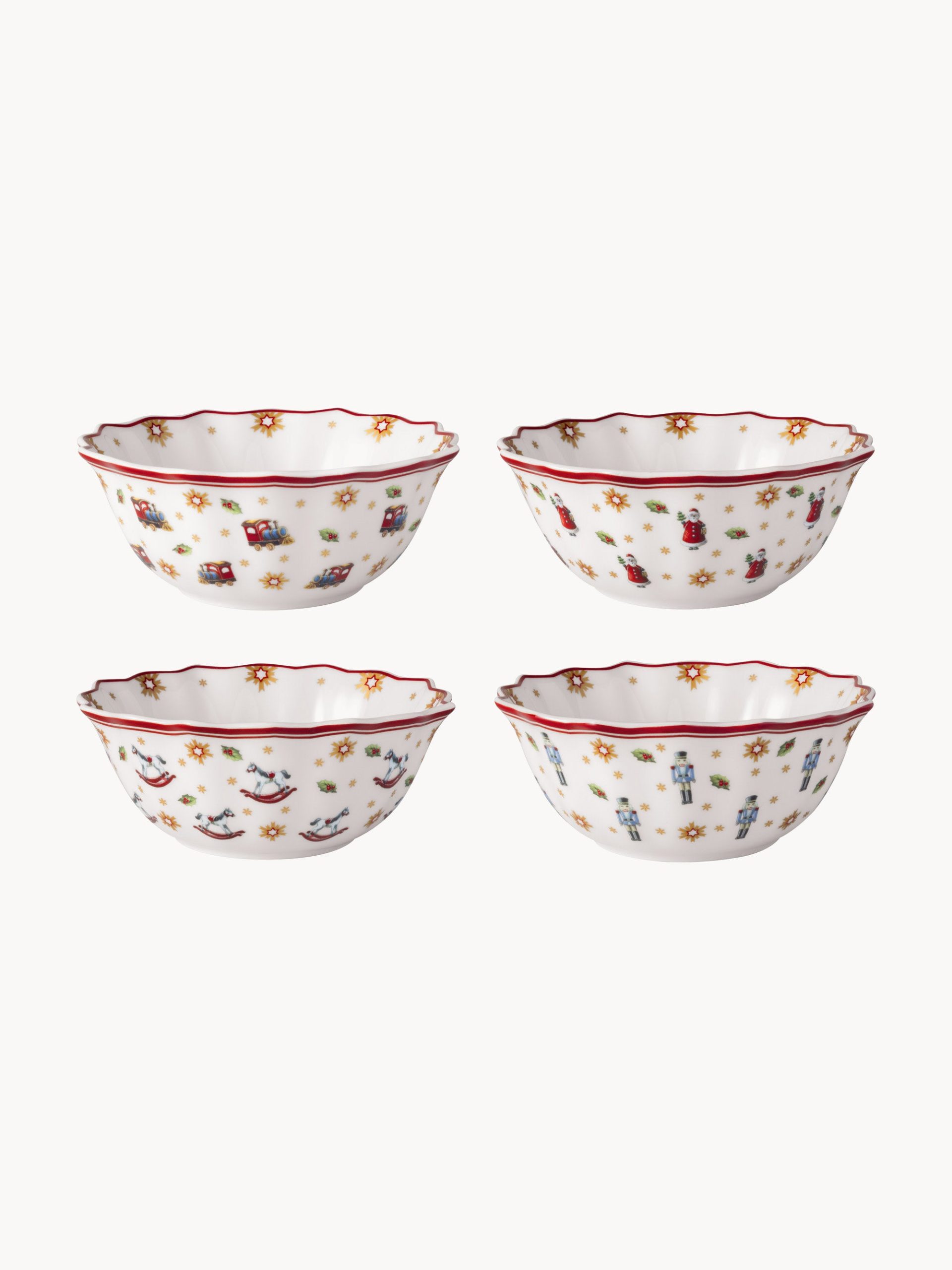 Cuencos pequeños de porcelana Toy's Delight, 4 uds.