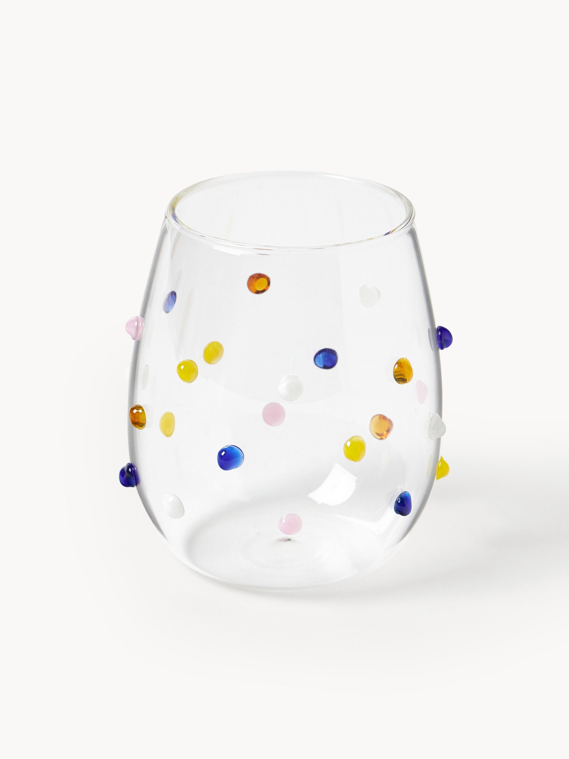 Vasos soplados Perli, 4 uds.