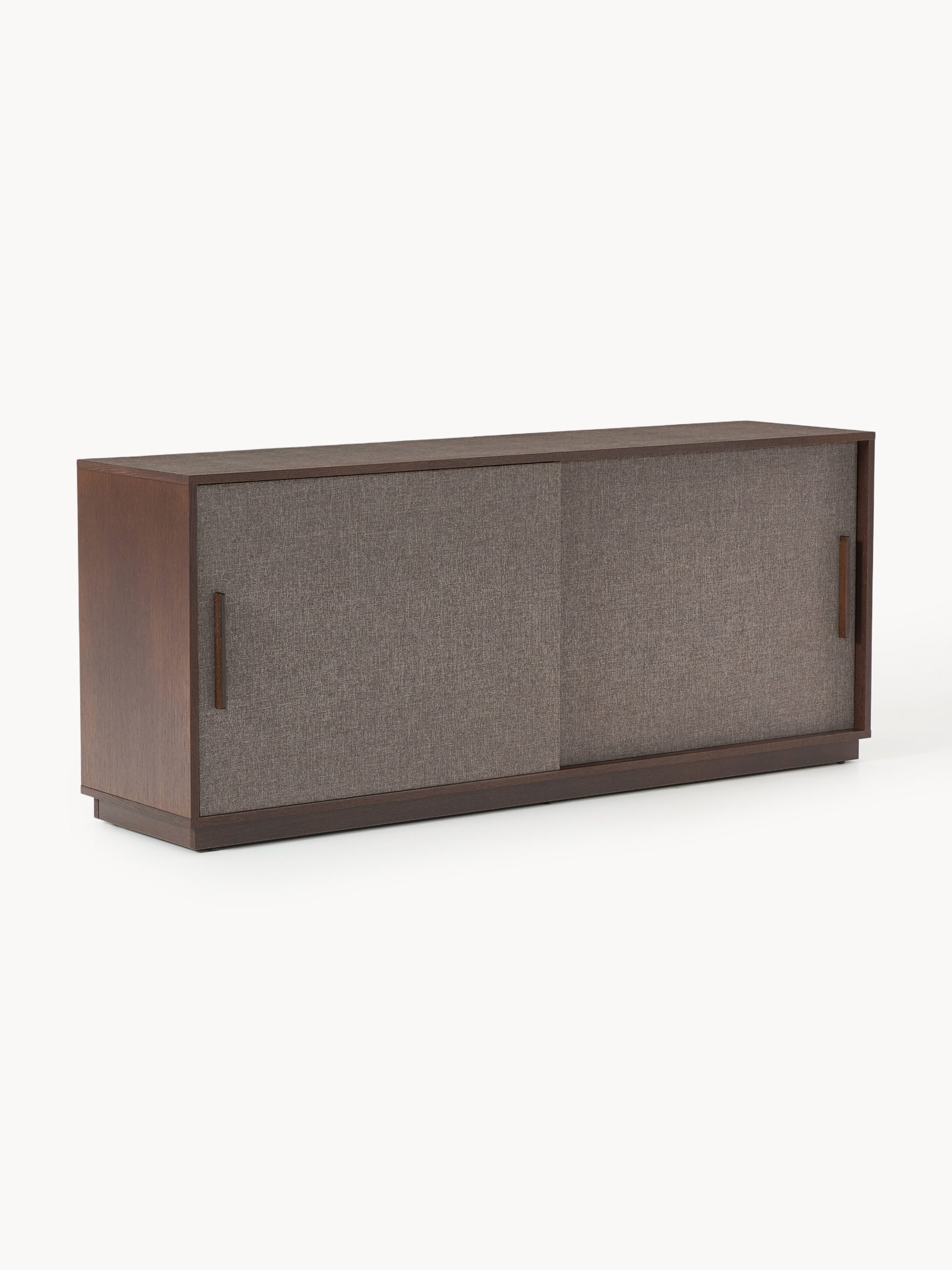 Aparador de madera con frente tapizado Wisp