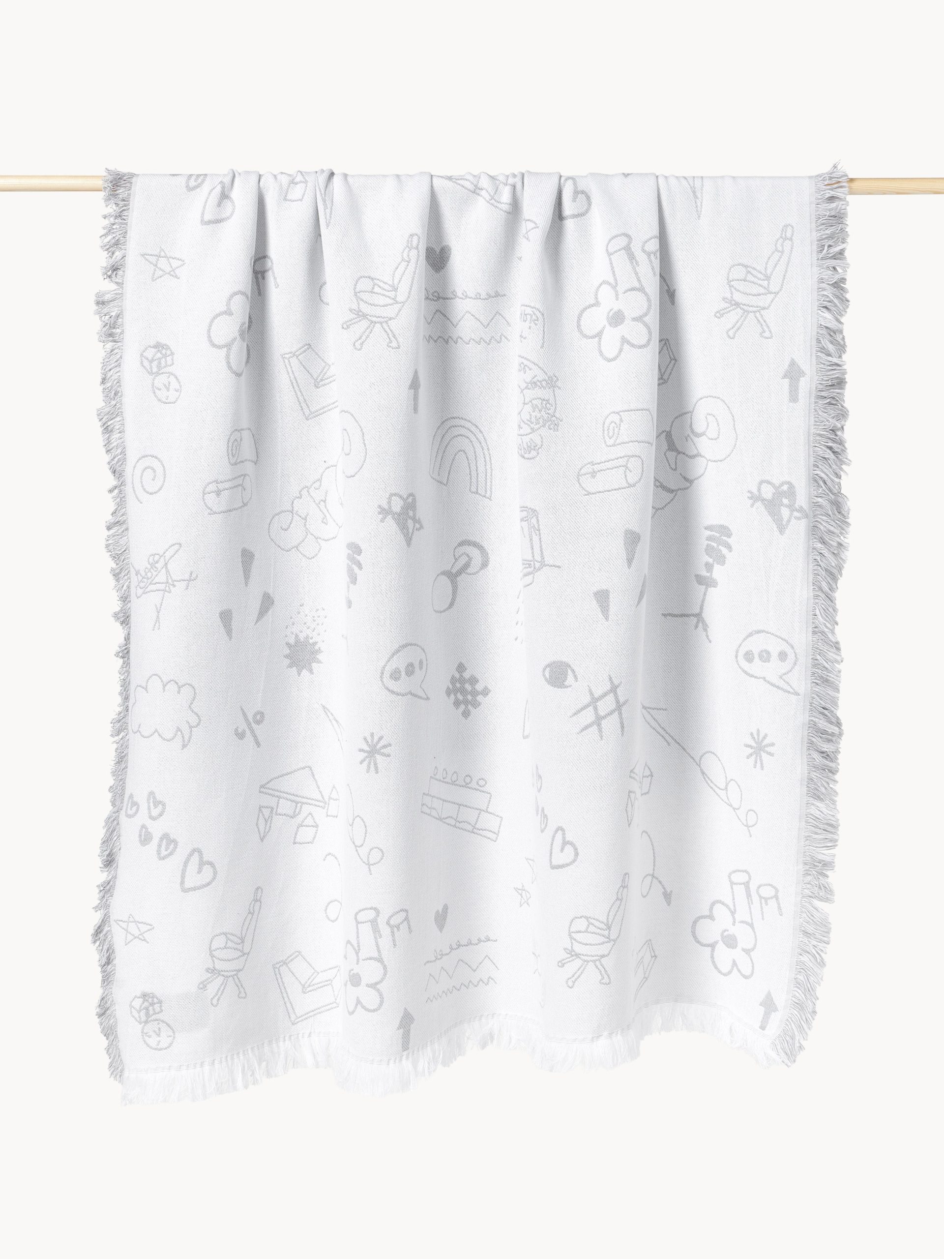 Westwing | Crosby Studios, manta reversible de algodón Jouy