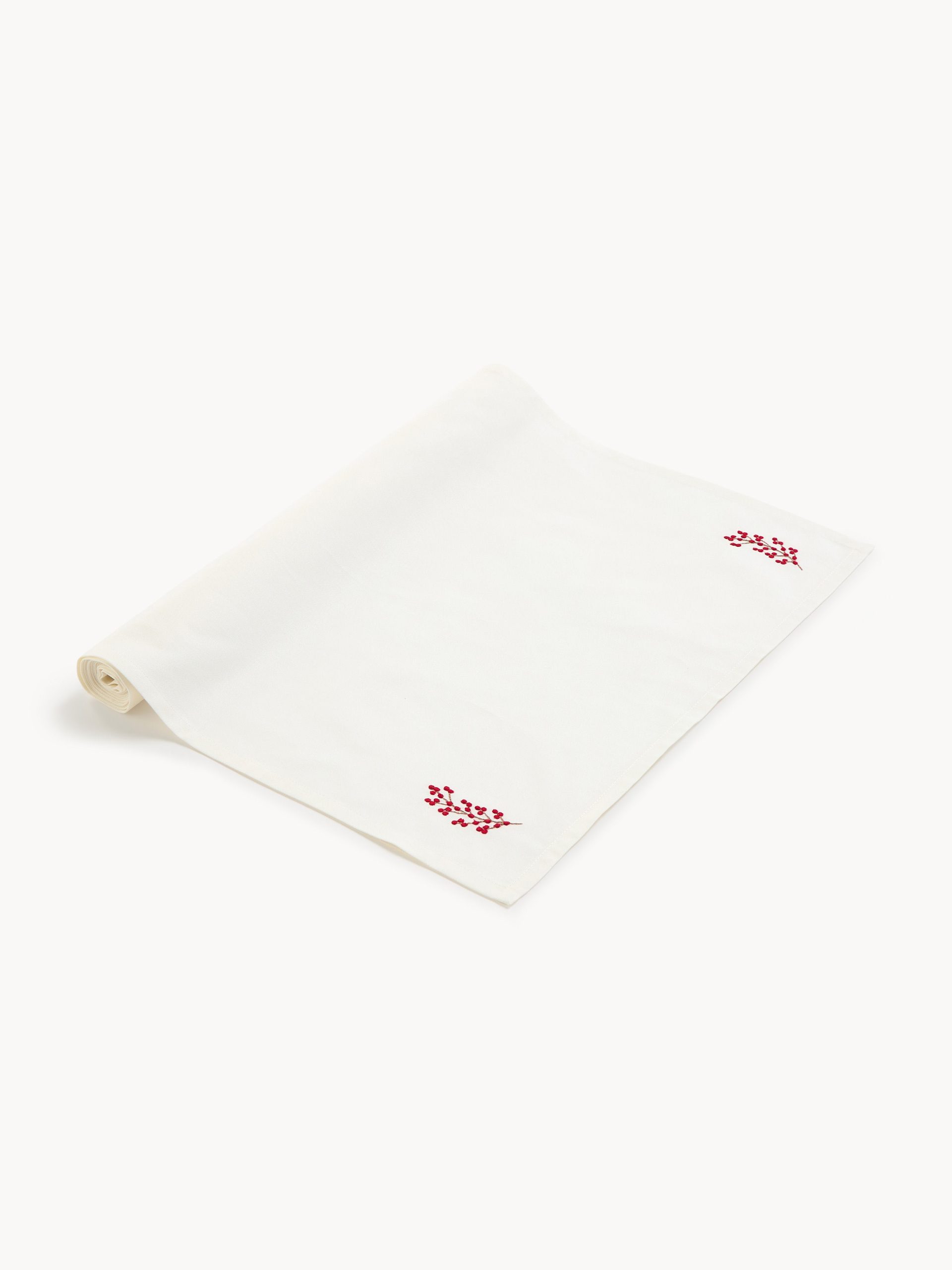 Camino de mesa navideño bordado Torry