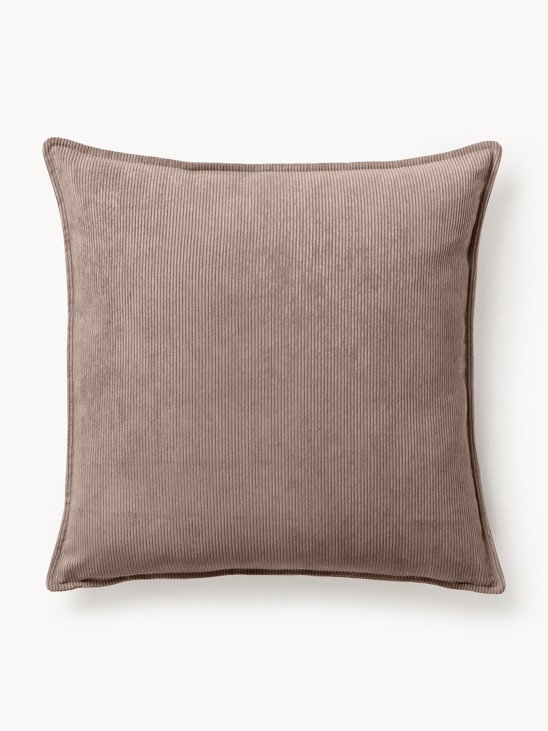 Cojín sofá grande de pana Lennon, 70 x 70 cm