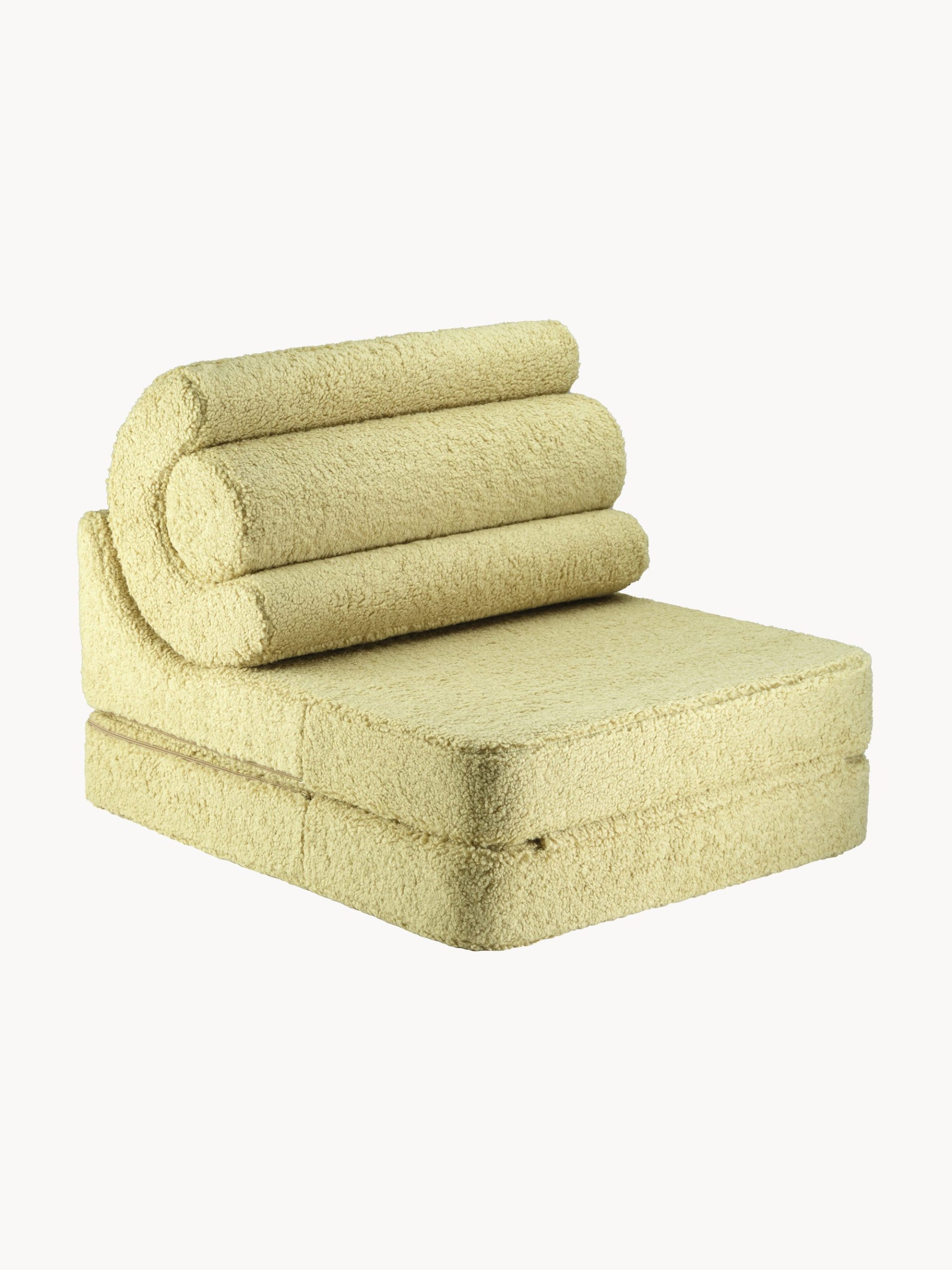 Silla infantil plegable artesanal de borreguillo Flipster