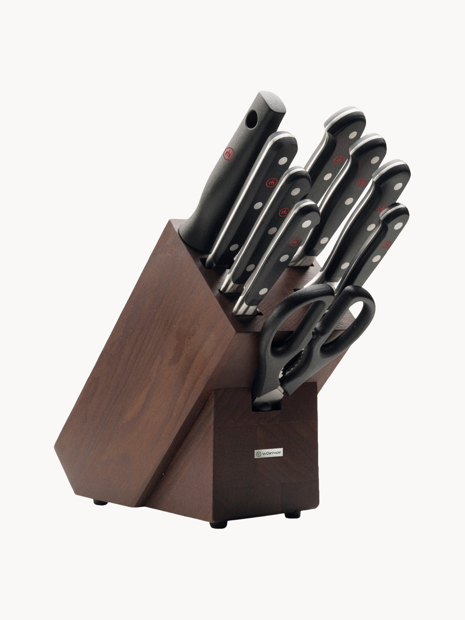 Bloque de cuchillos de madera de fresno Classic, 9 pzas.