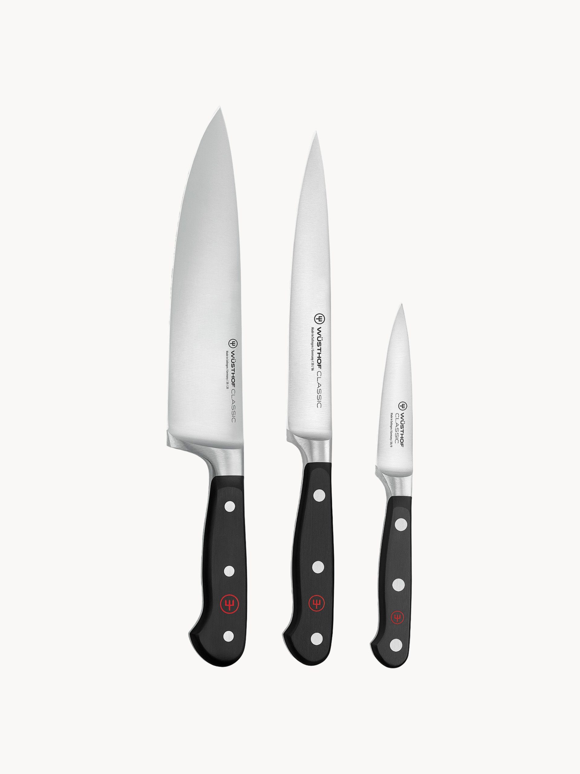 Set de cuchillos de acero inoxidable Classic, 3 uds.