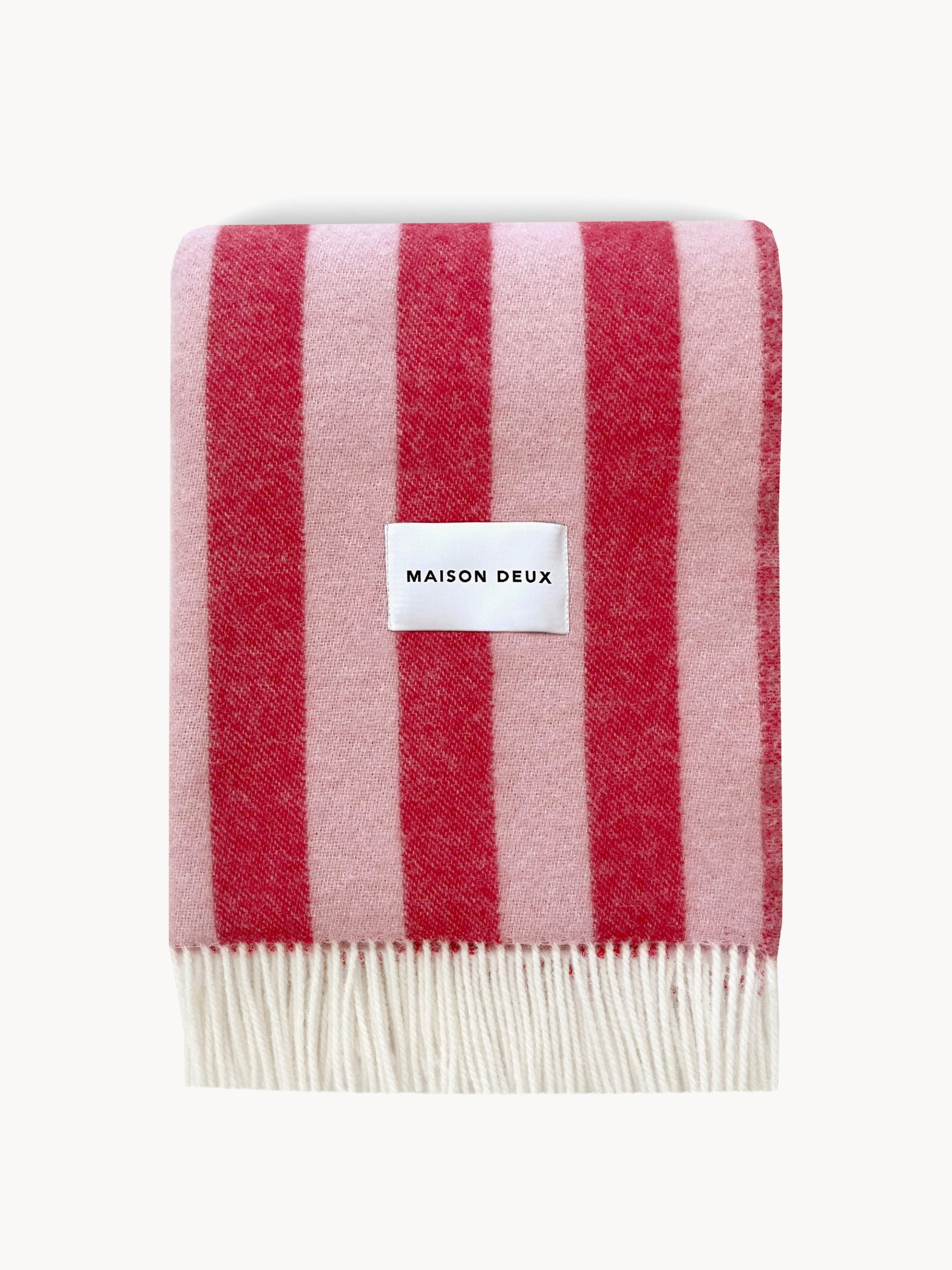 Manta de lana a rayas Candy Wrap