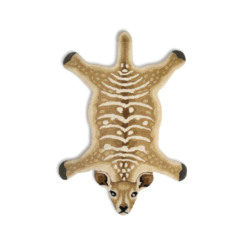 Alfombra Deer Natural, 60x90 cm