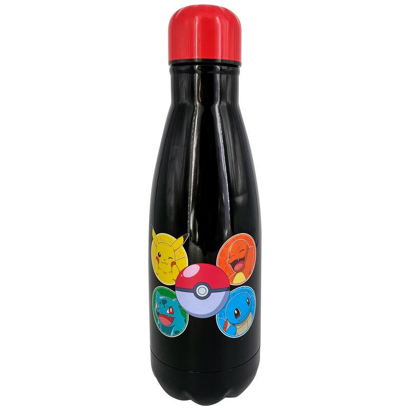 KIDS LICENSING Botella de Agua Pokémon de Acero Inoxidable - 500 ml