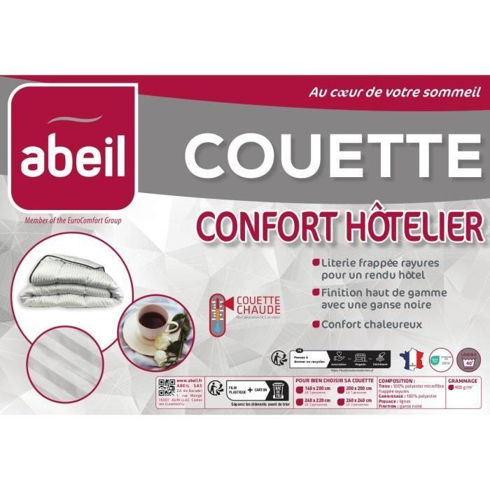 Abeil Edredón de Confort Hotelero para Invierno, Tejido Microfibra con Relleno de Poliéster, 140 x 200 cm, Lavable a Máquina