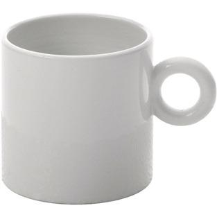 Alessi MW01/76 Taza de Café de Porcelana Juego de 4 Piezas Dressed