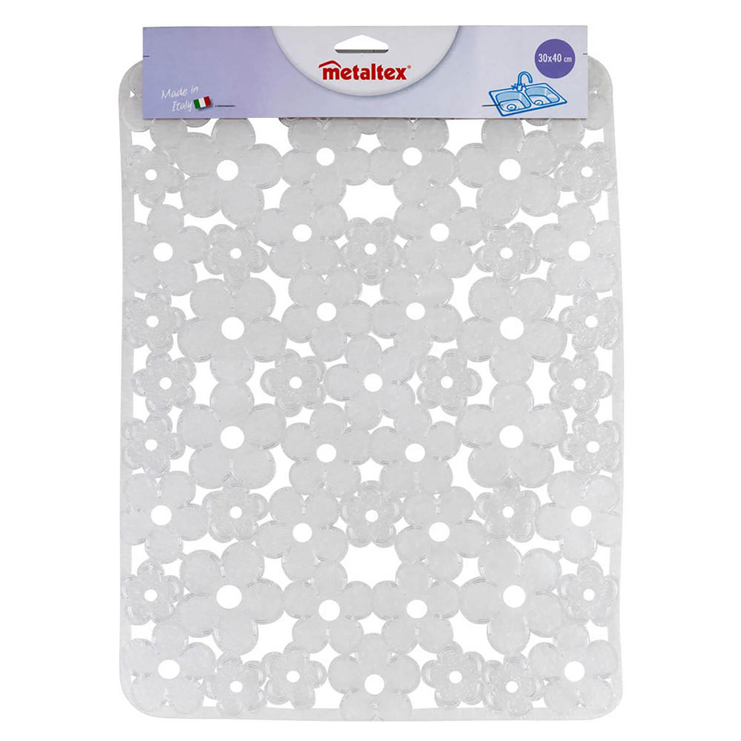 Metaltex Salvaplatos para fregadero rectangular 30x40cm PVC blanco translúcido colores/modelos surtidos