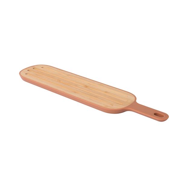 Berghoff 3950087 Tabla de cortar baguette de bambú, ideal para pan francés