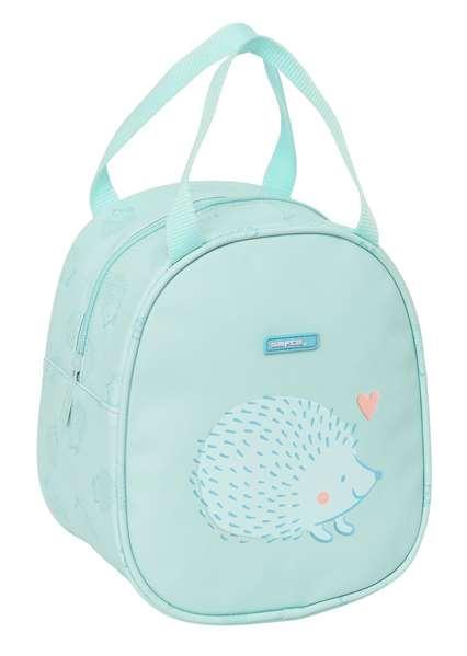 Safta Neceser Térmico Preescolar de Fácil Limpieza, Diseño Erizo, para Niños de 3+ Años, Material PU, 19x22x14 cm, Modelos Surtidos