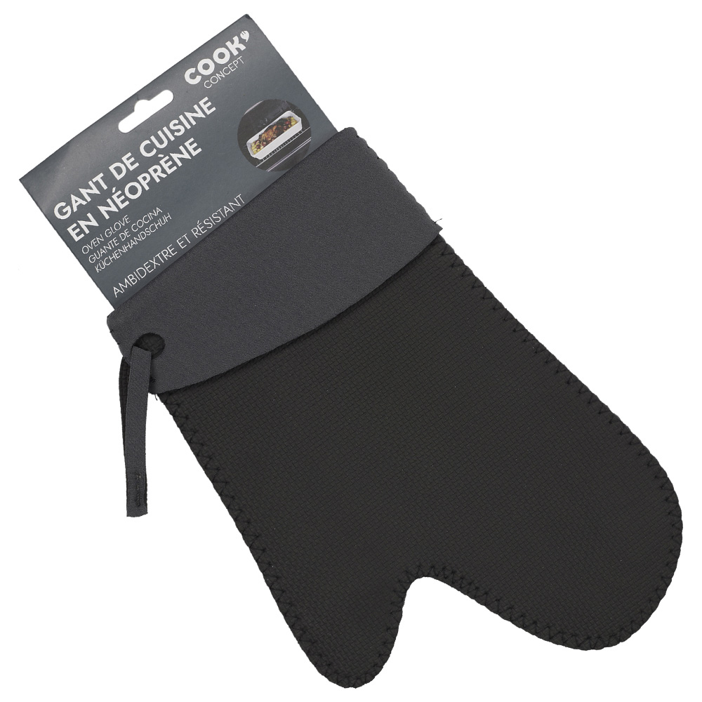 Cook Concept Manopla De Neopreno para Hornear - Resistente al Calor, Talla Única, Colores Surtidos
