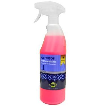 Vinfer L1 Limpiador Multiusos Desincrustante Profesional 750 mL - Elimina Cal, Jabón y Suciedad, Ideal para Baños y Cocinas