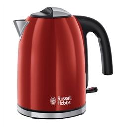 Russell Hobbs 20412-70 Hervidor Colours Plus+ Rojo 1.7L, Ebullición Rápida, Boquilla de Precisión