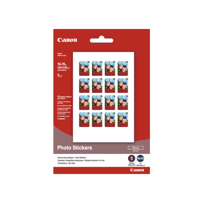 CANON PAPEL PHOTO STICKERS 16 10X15 5H